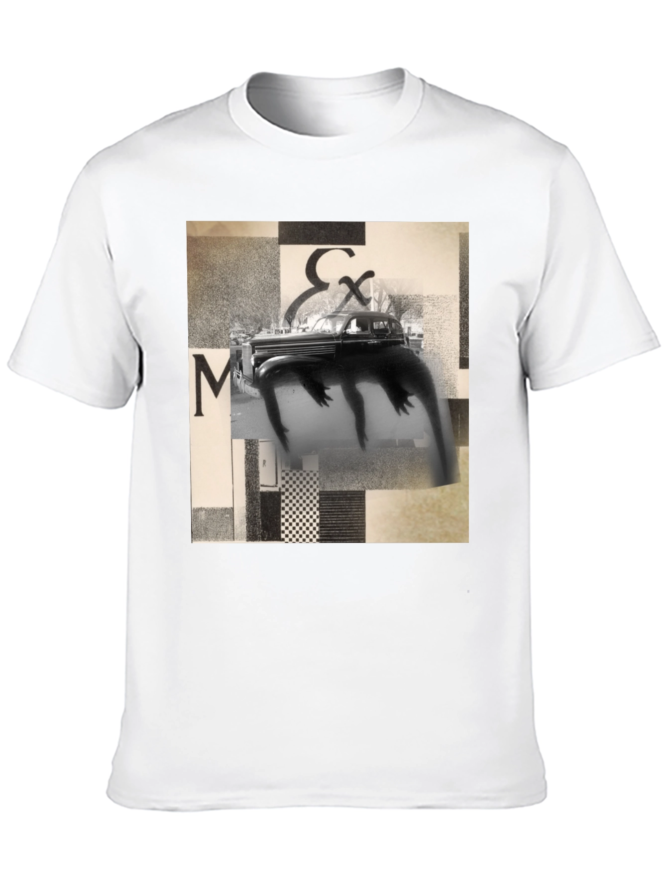 Abstract Art Black T-Shirt