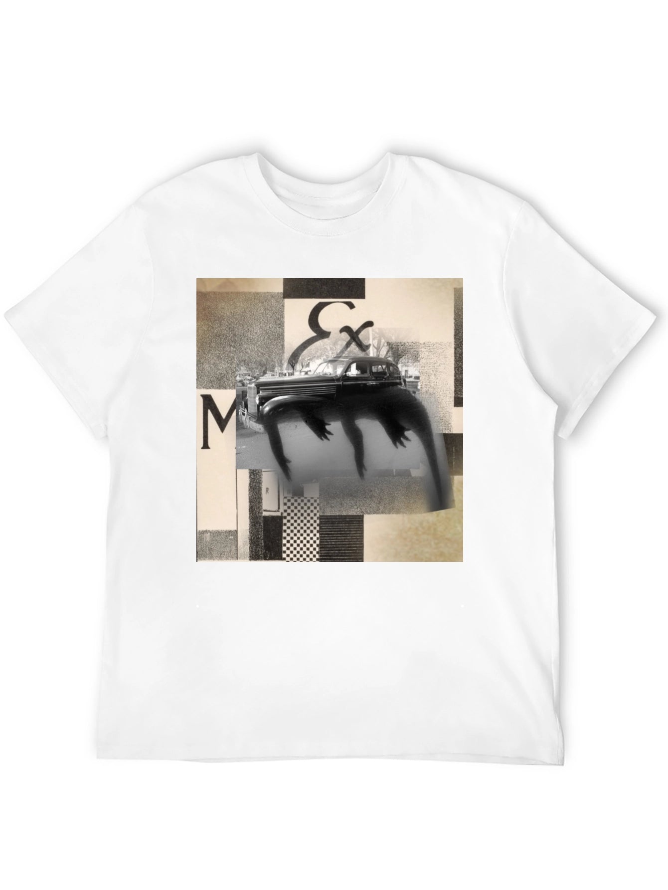 Abstract Art Black T-Shirt