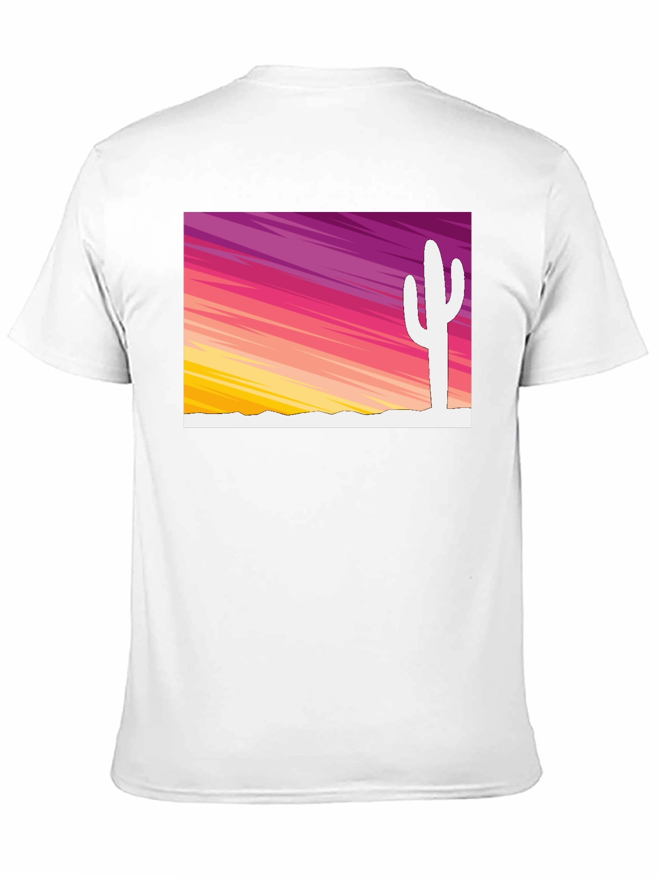 Sunset Cactus Graphic Tee - Stylish Desert Vibes