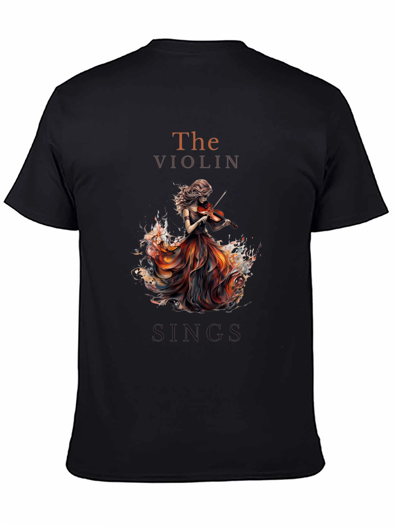 The Violin Sings Graphic T-Shirt