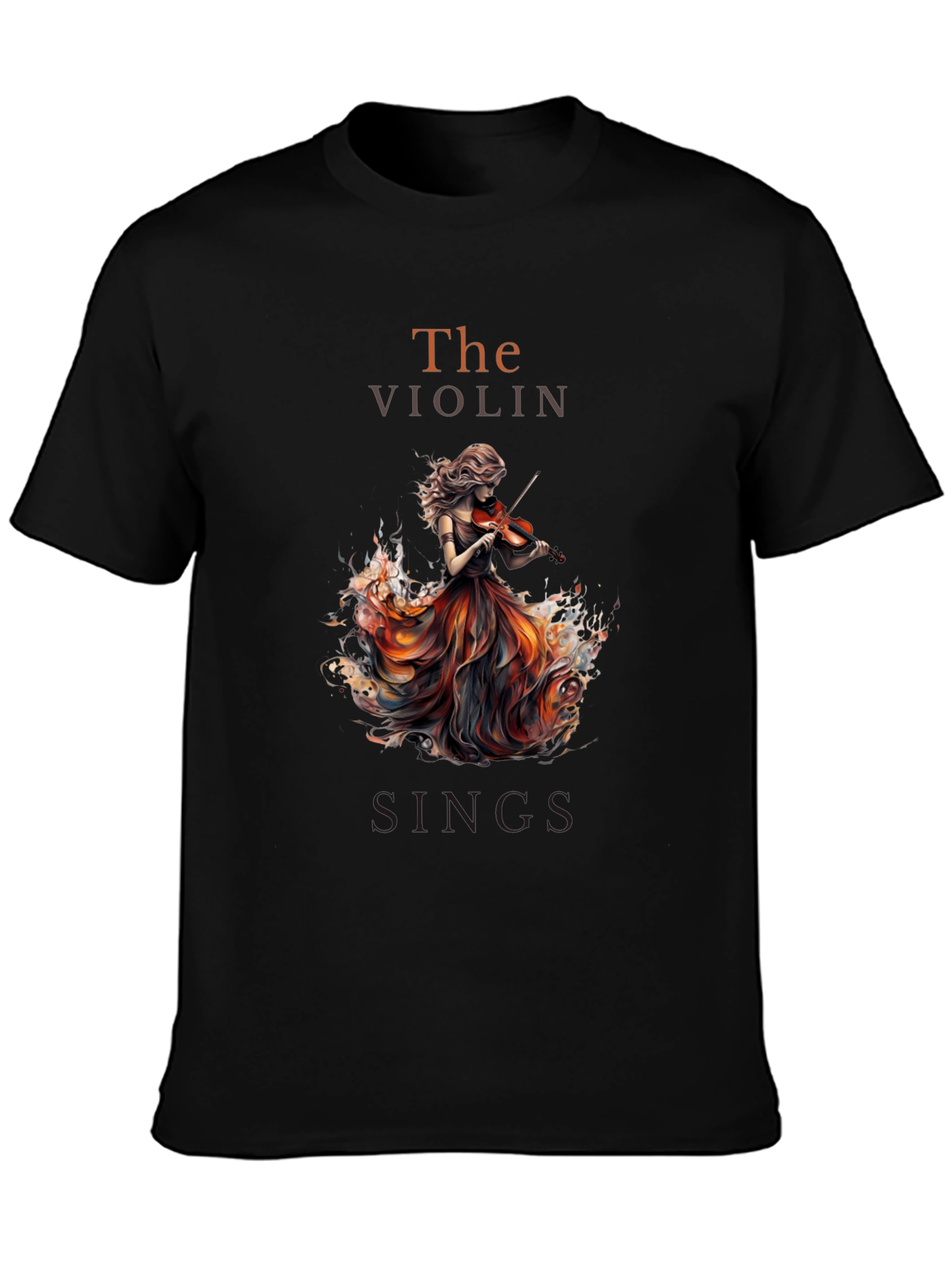 The Violin Sings Graphic T-Shirt