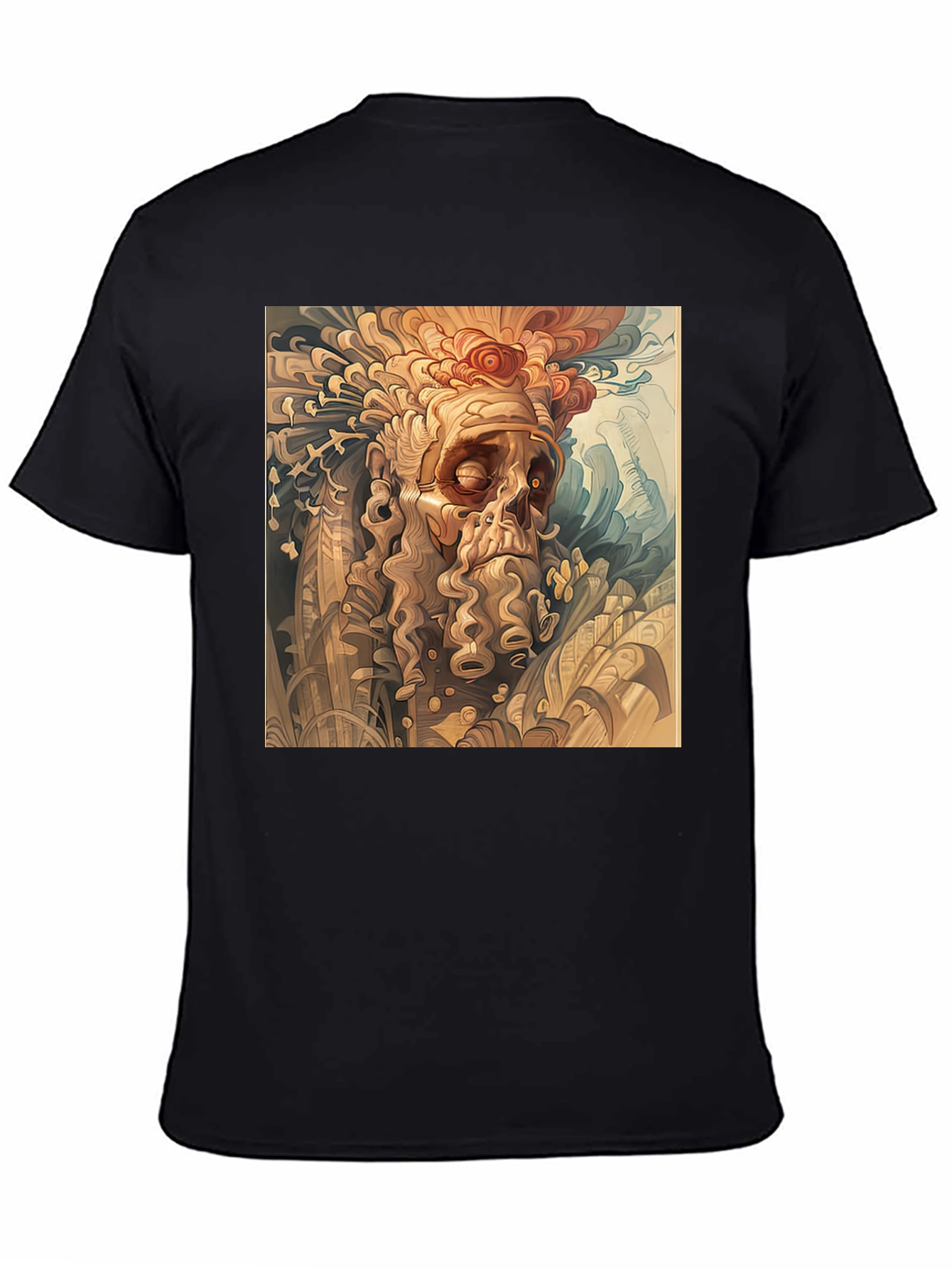 Unique Art Tee: Mythical Man Design