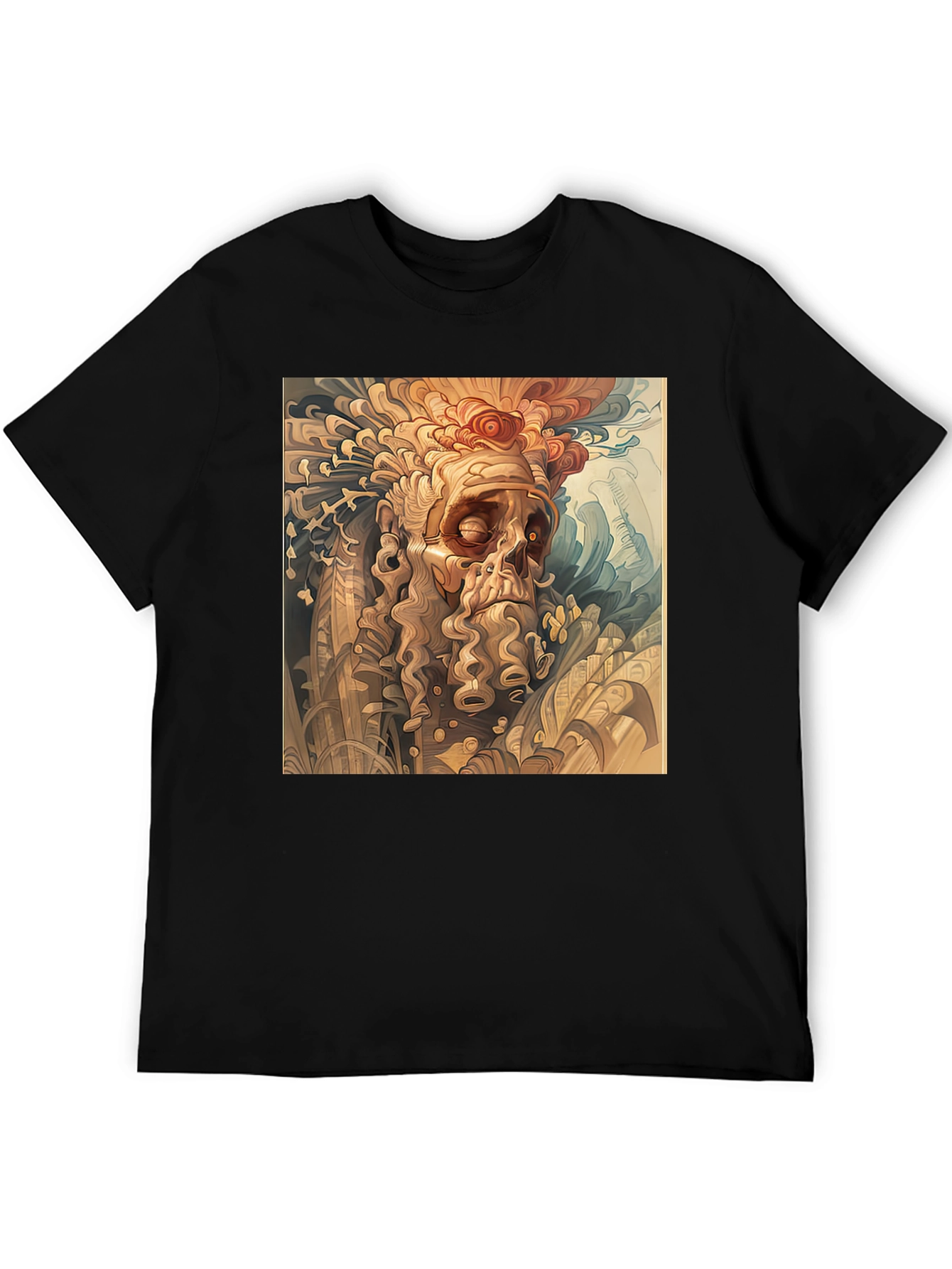 Unique Art Tee: Mythical Man Design