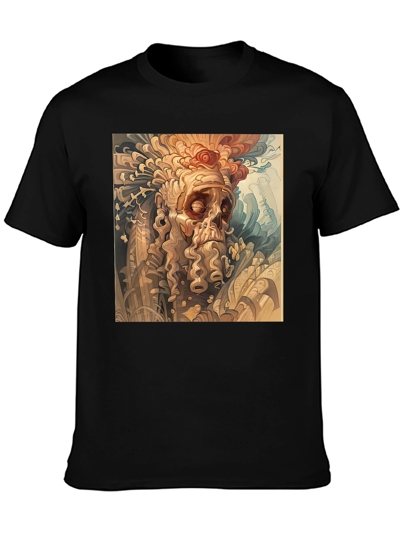 Unique Art Tee: Mythical Man Design
