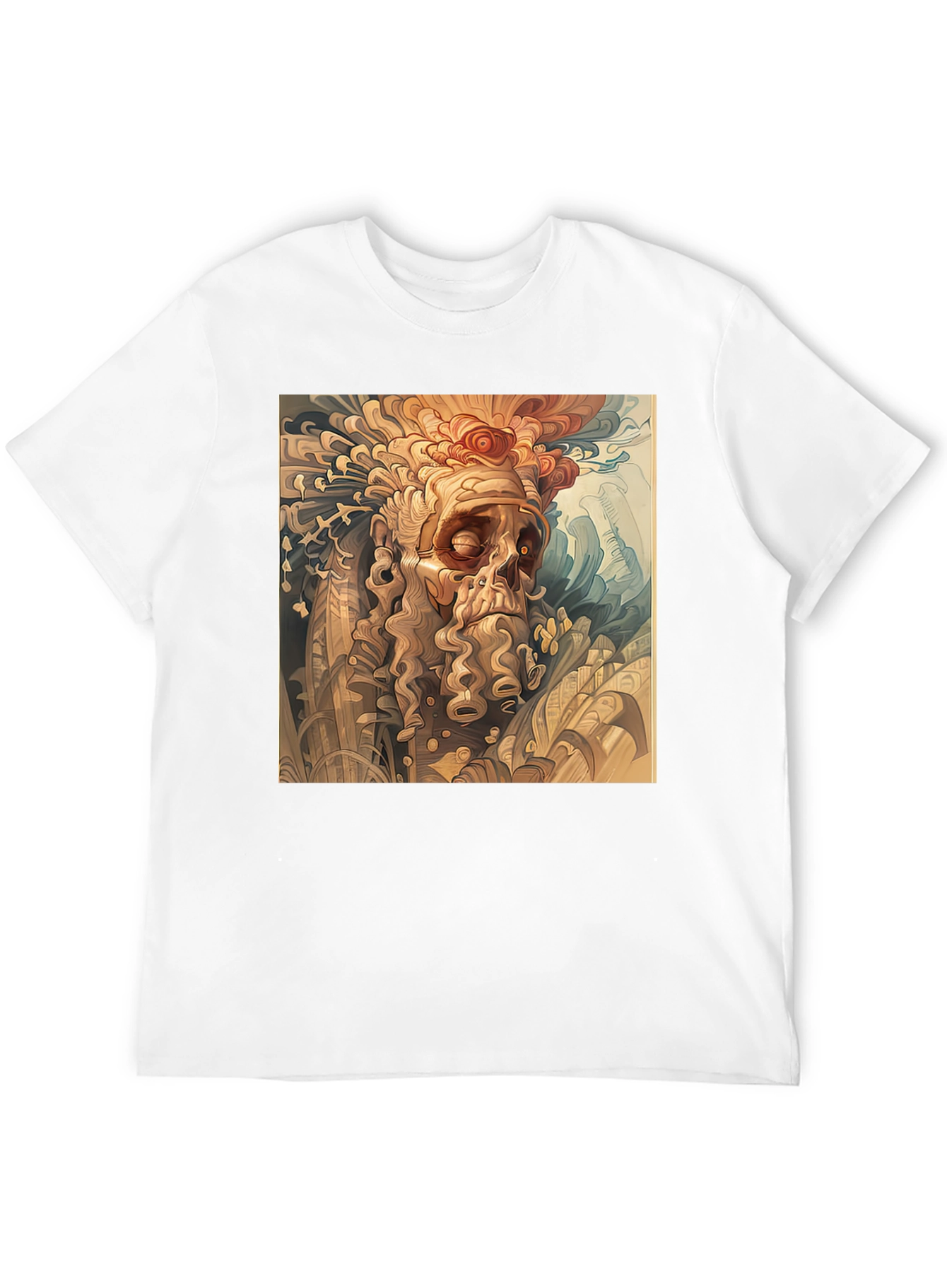 Unique Art Tee: Mythical Man Design