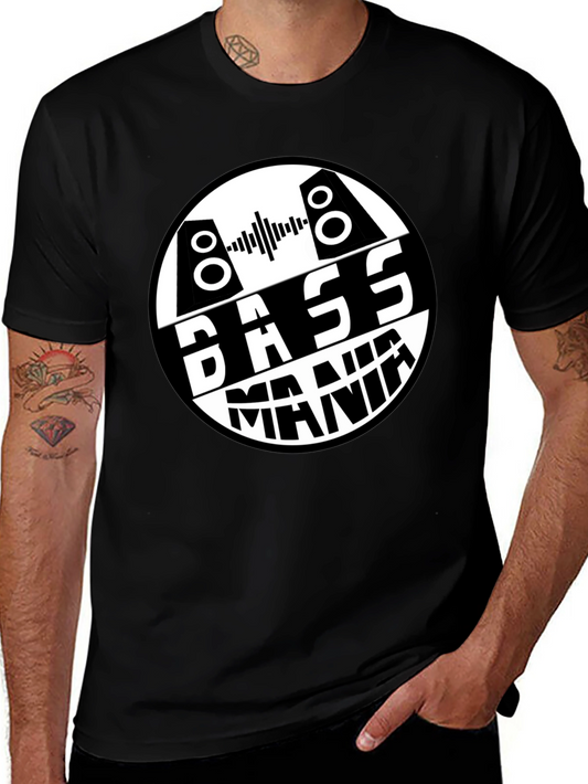 Bass Mania Graphic Tee - Black T-Shirt