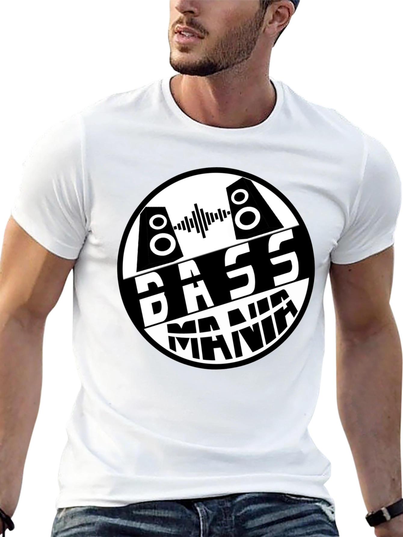 Bass Mania Graphic Tee - Black T-Shirt