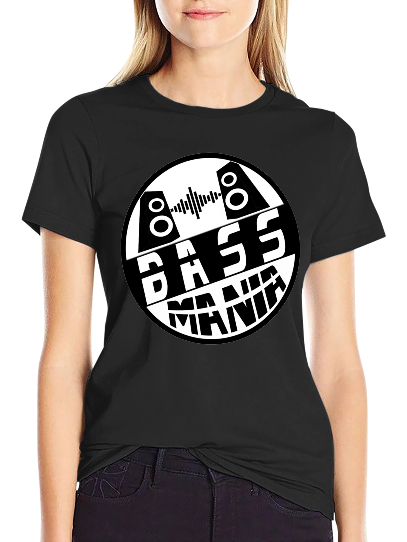 Bass Mania Graphic Tee - Black T-Shirt