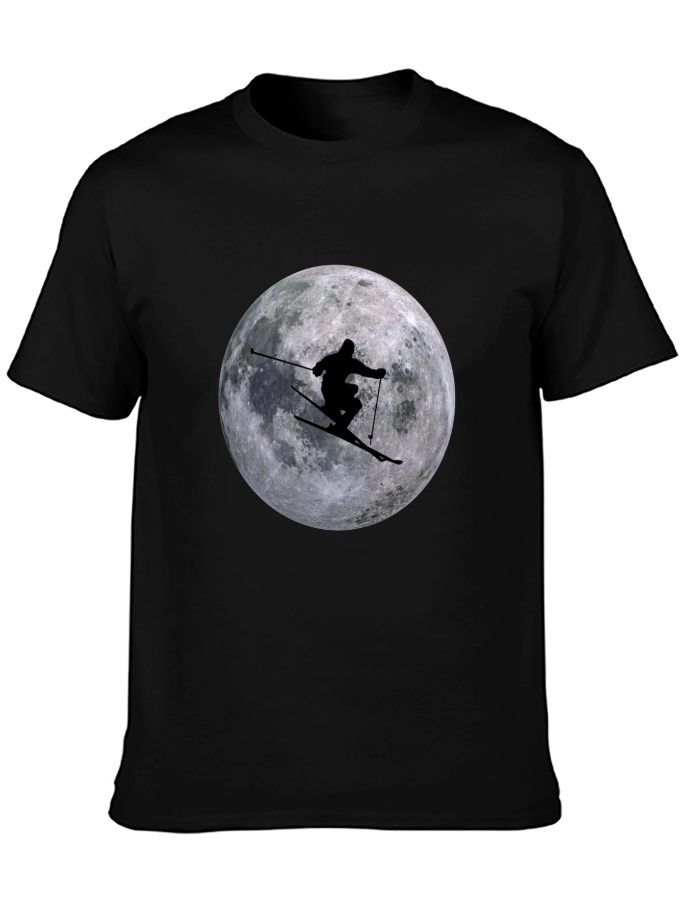 Skiing on the Moon T-Shirt