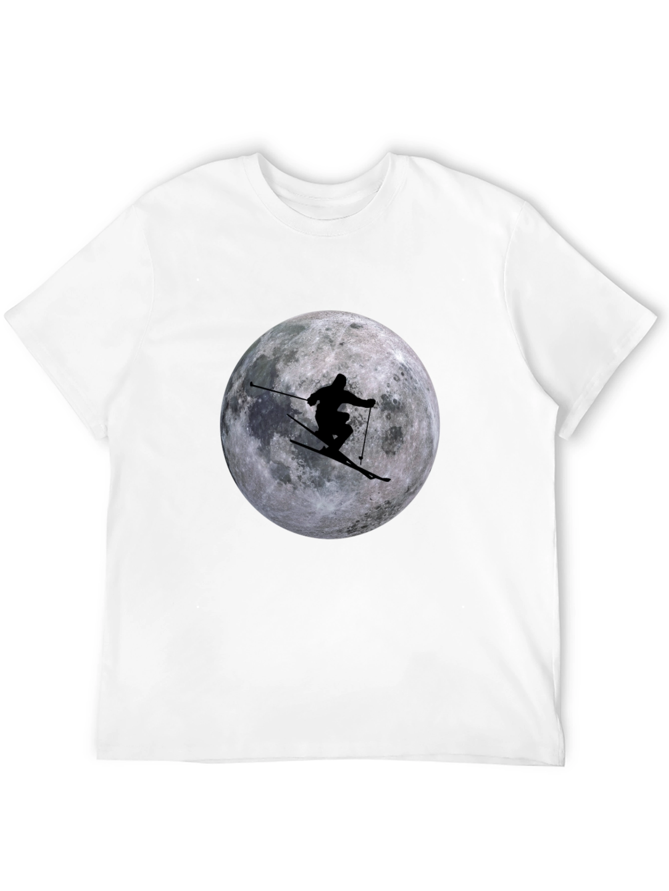 Skiing on the Moon T-Shirt