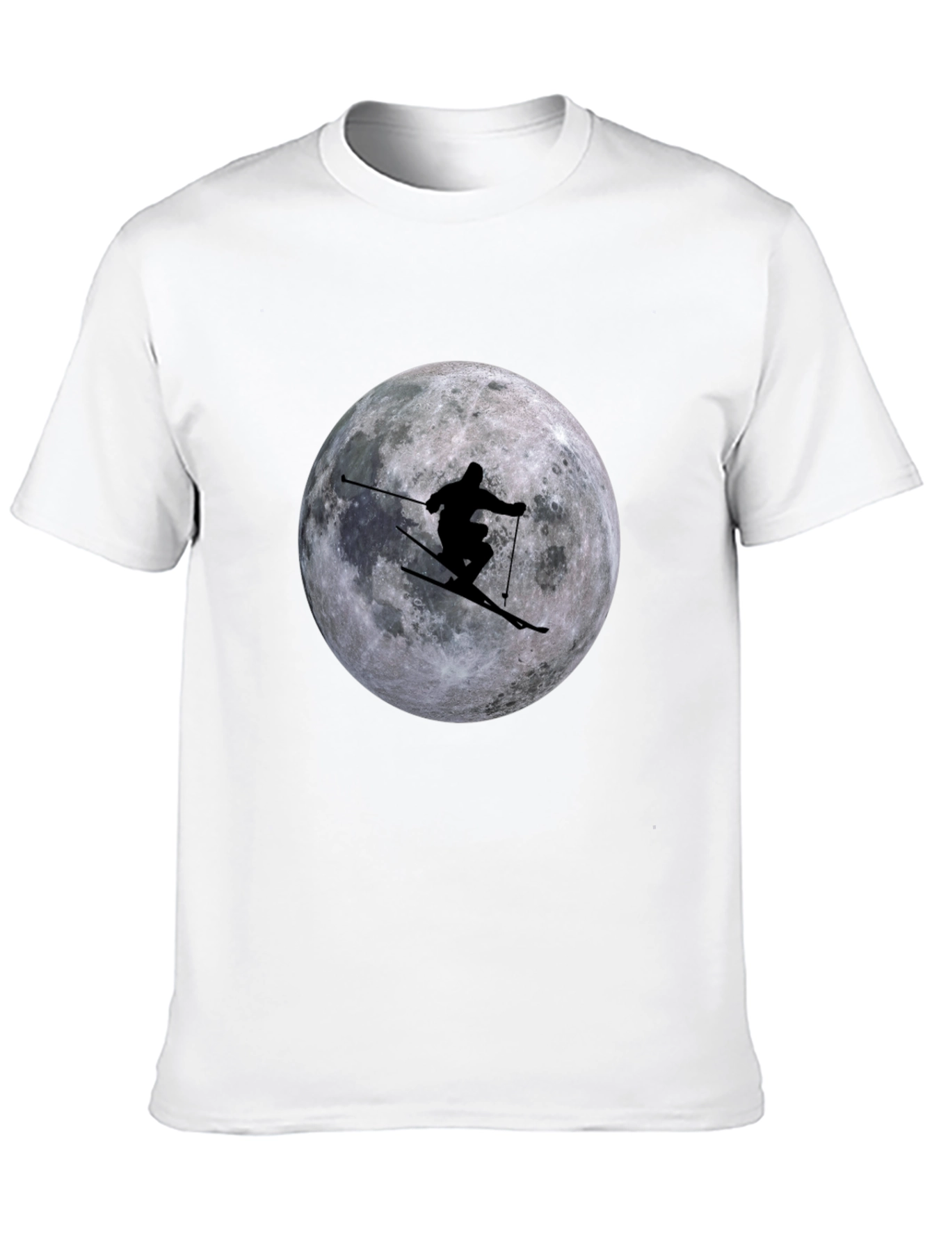 Skiing on the Moon T-Shirt