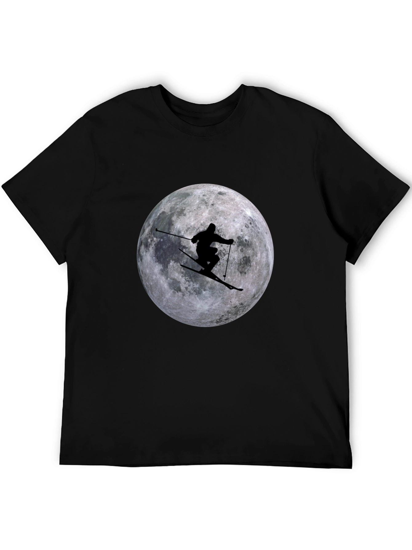 Skiing on the Moon T-Shirt