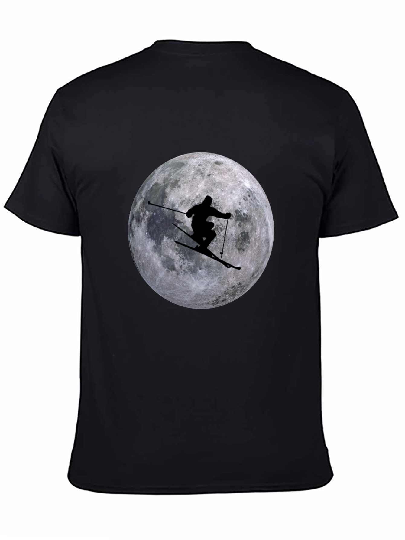Skiing on the Moon T-Shirt