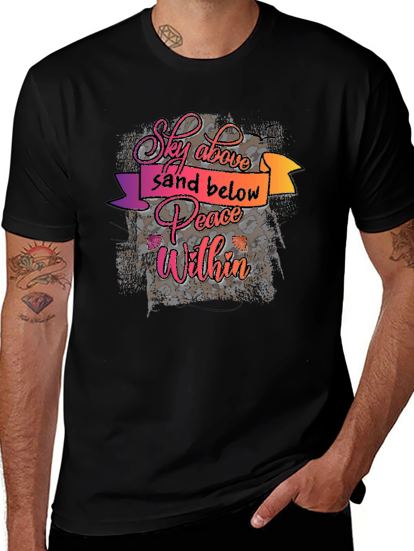 Sky Above Sand Below Peace Within T-Shirt