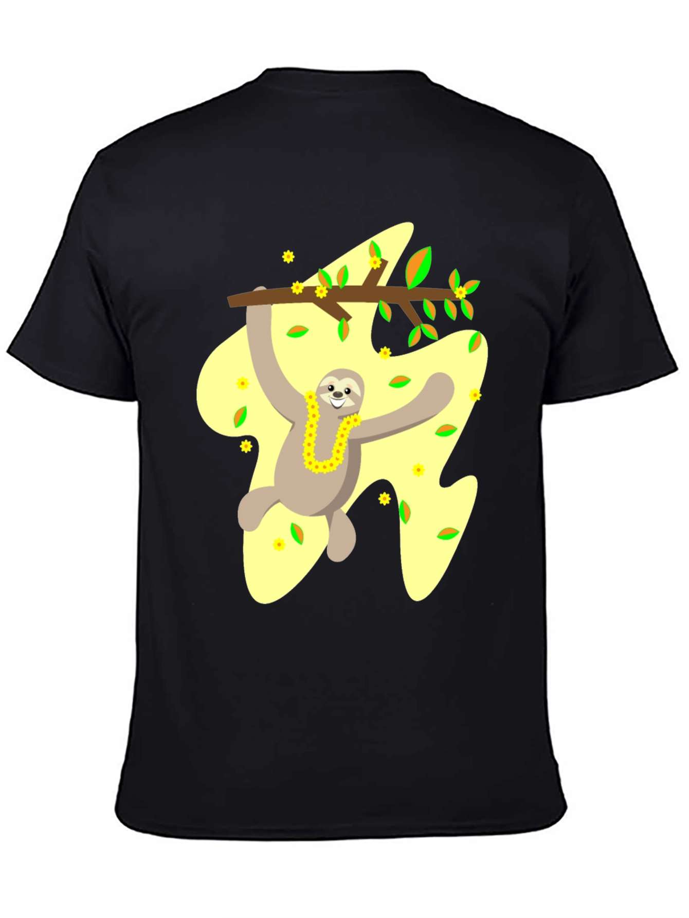 Sloth On Branch Graphic Tee