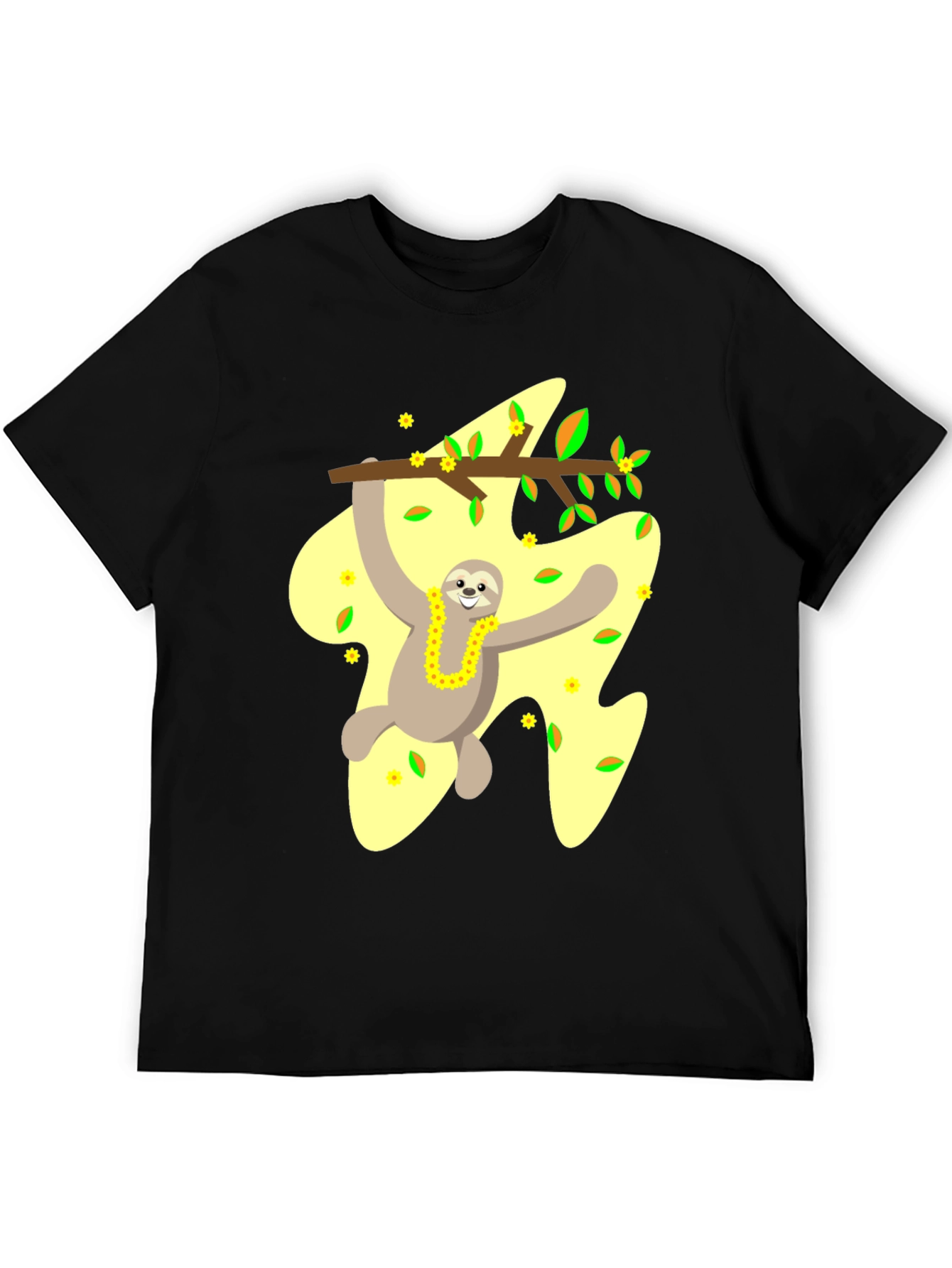 Sloth On Branch Graphic Tee