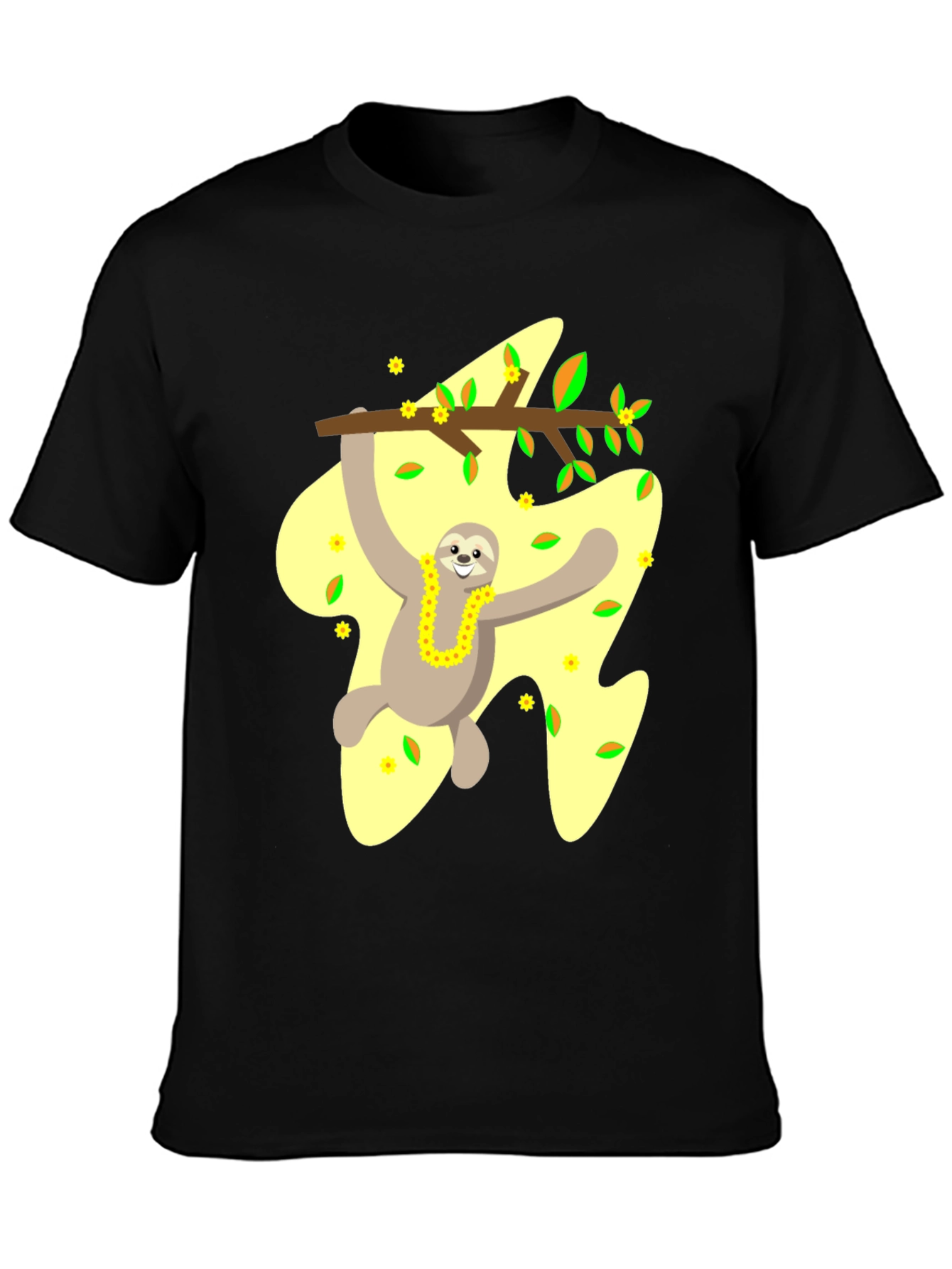 Sloth On Branch Graphic Tee