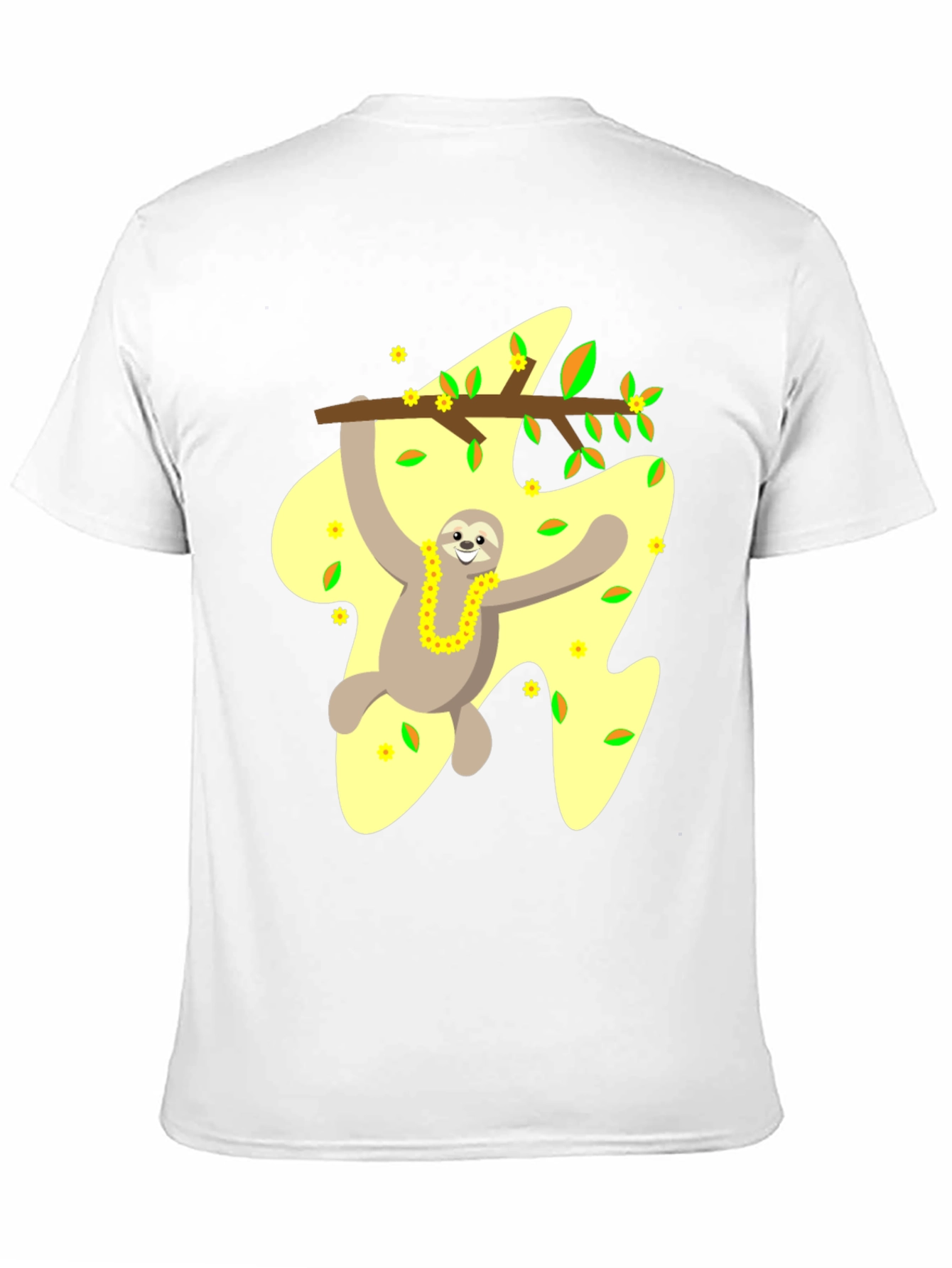 Sloth On Branch Graphic Tee