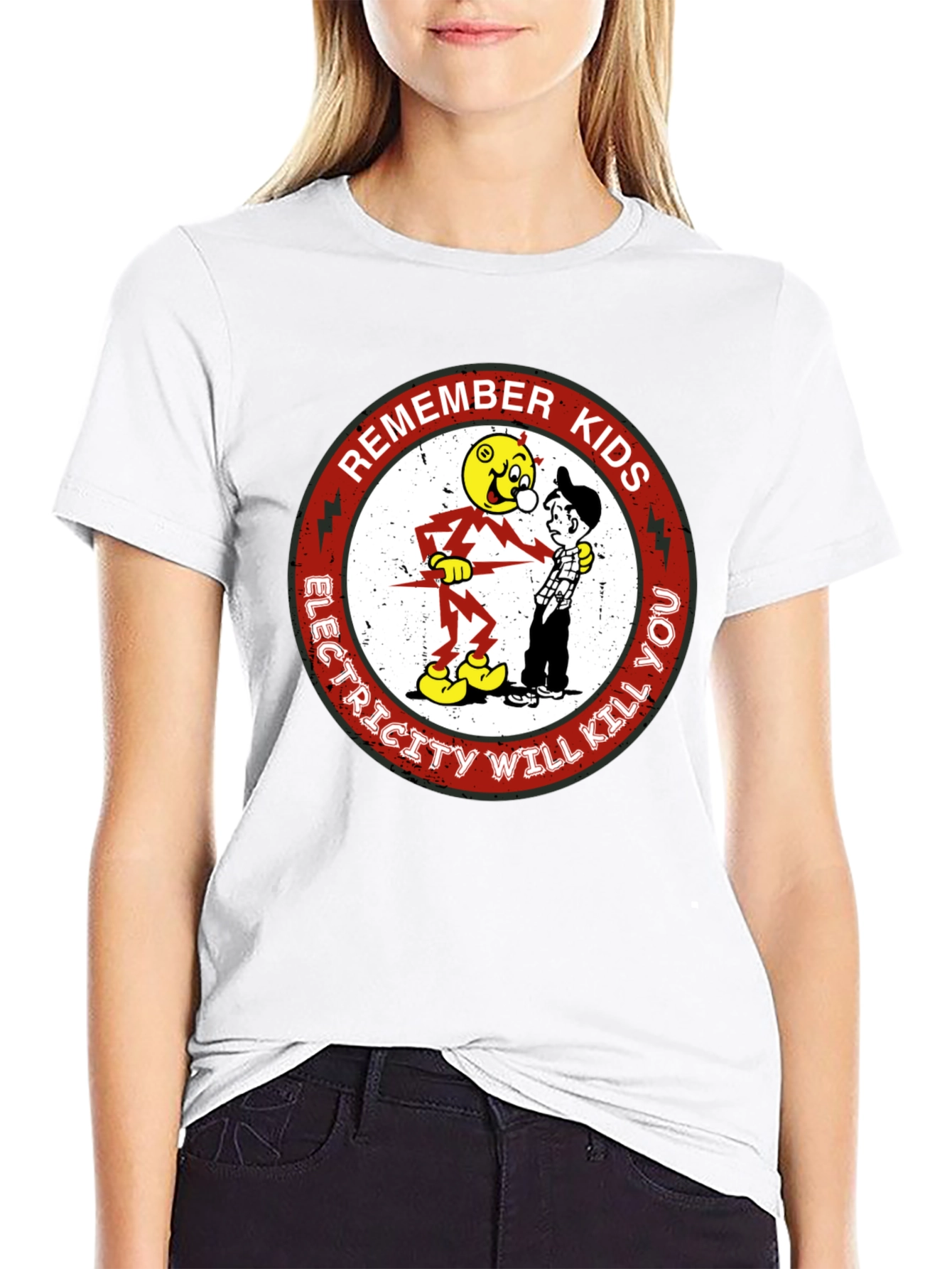 Remember Kids Electricity Will Kill You T-Shirt
