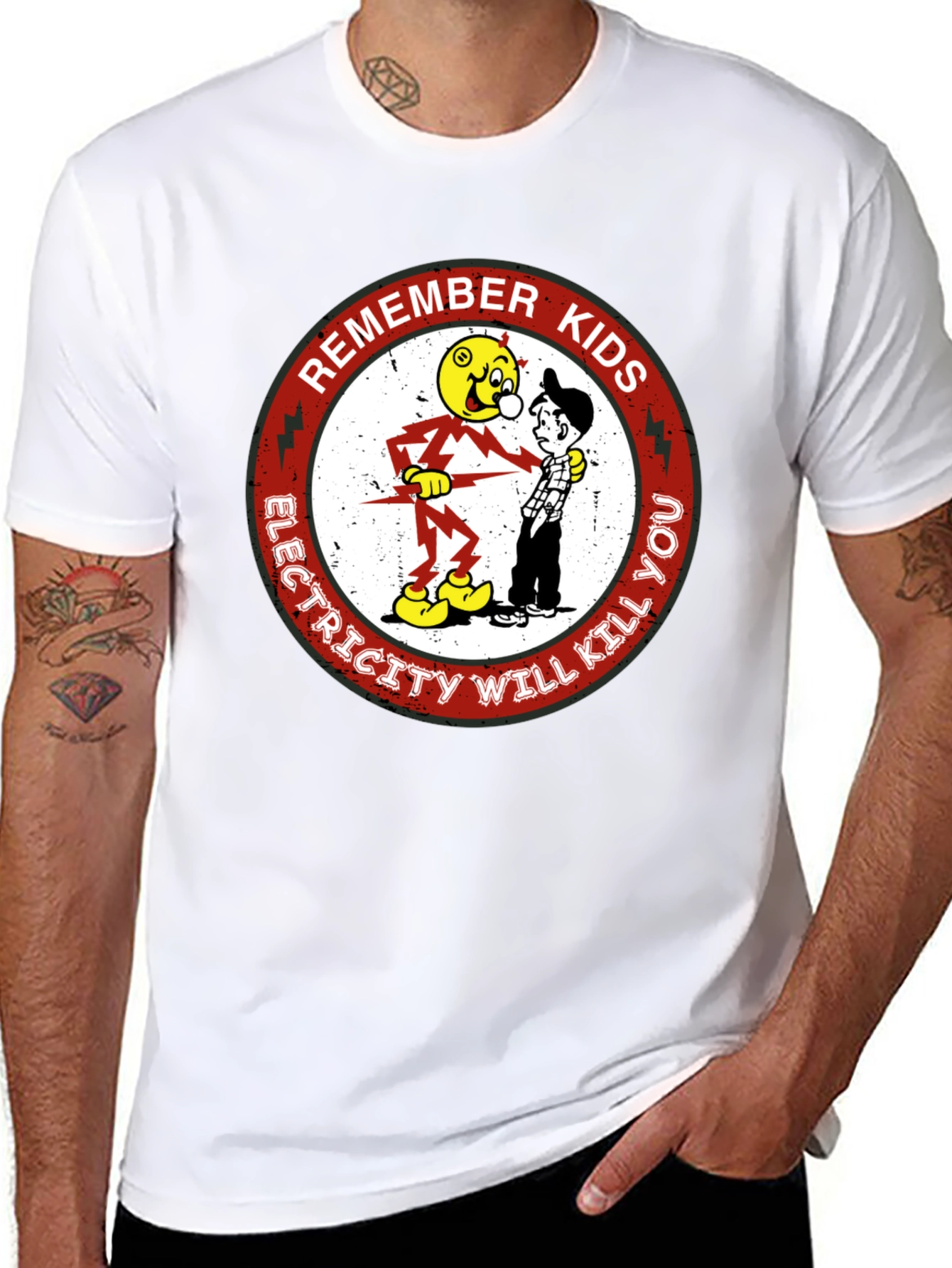 Remember Kids Electricity Will Kill You T-Shirt