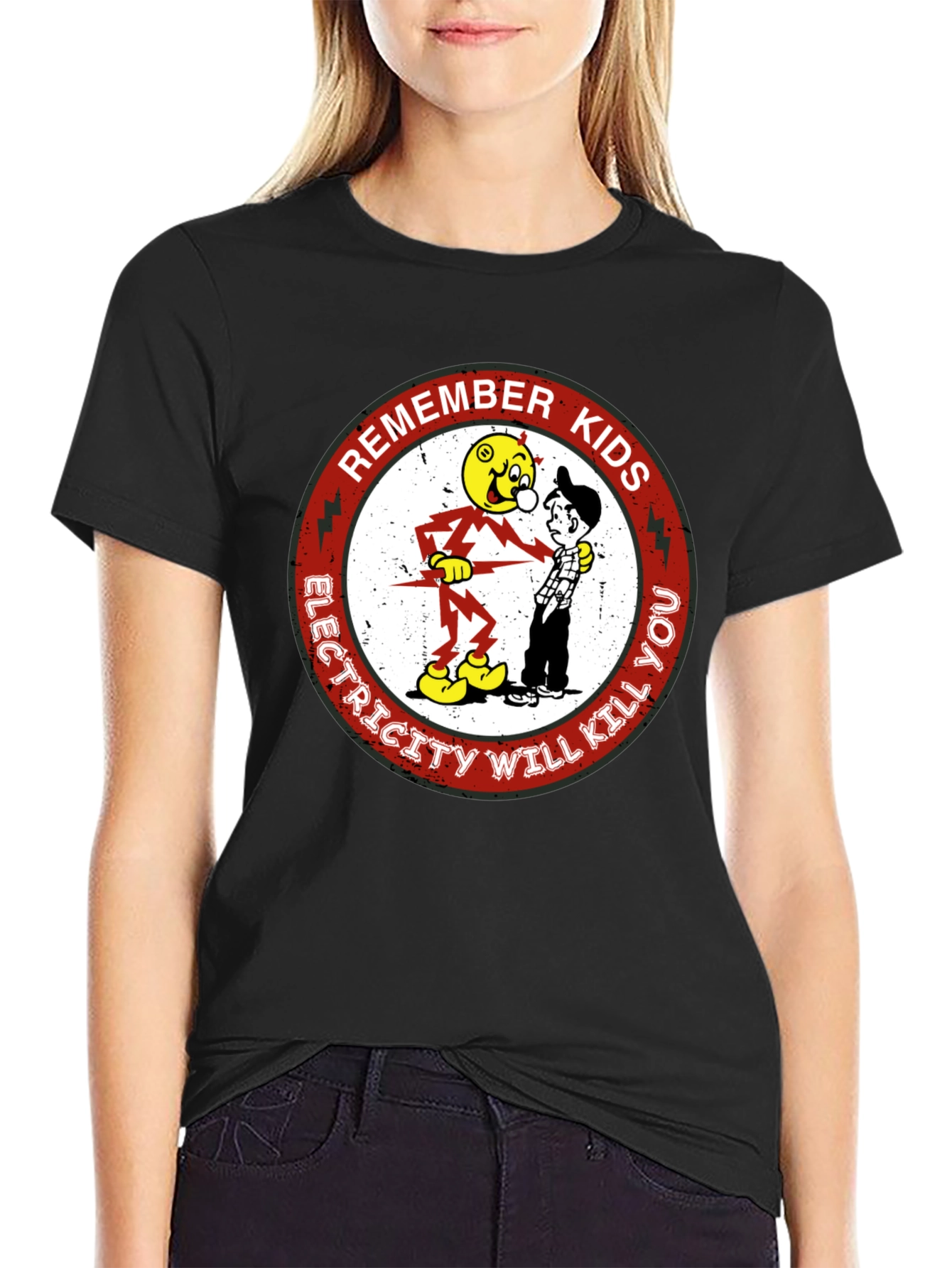 Remember Kids Electricity Will Kill You T-Shirt