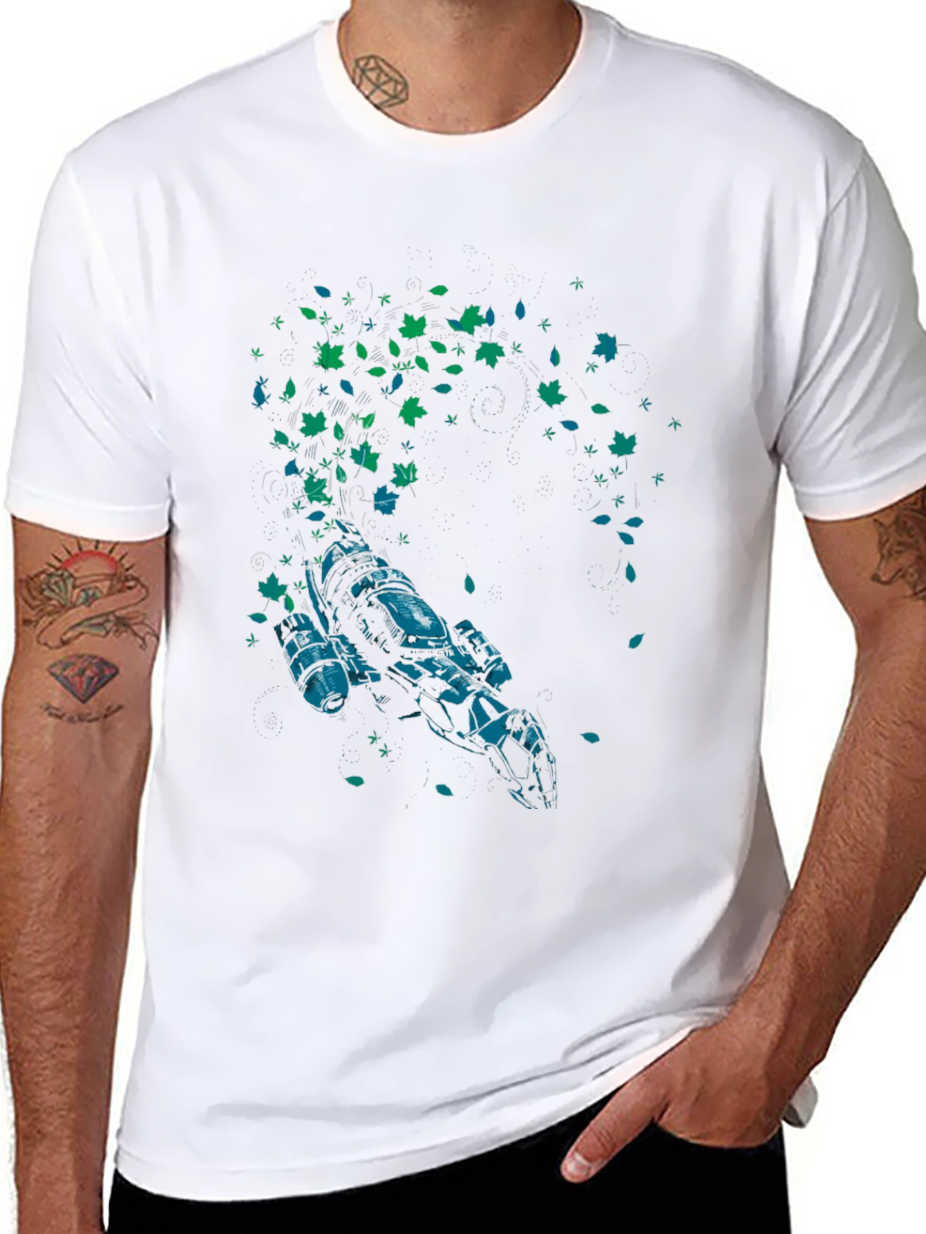 Serenity Firefly Leaves Graphic Tee