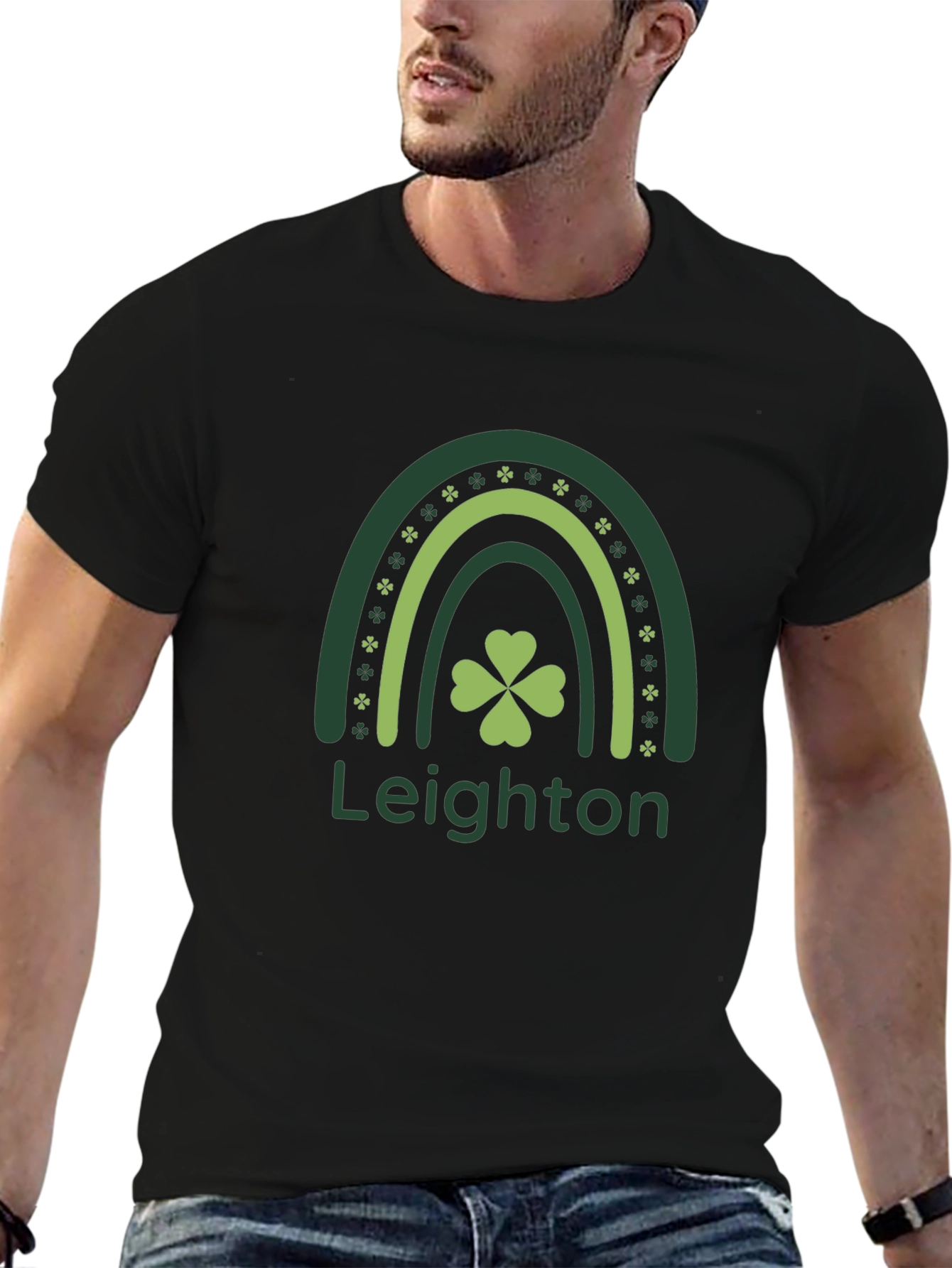 St. Patricks Day Rainbow Shamrock T-Shirt