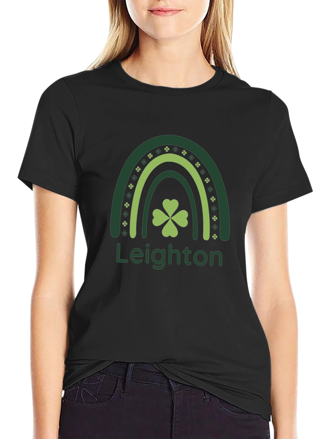 St. Patricks Day Rainbow Shamrock T-Shirt