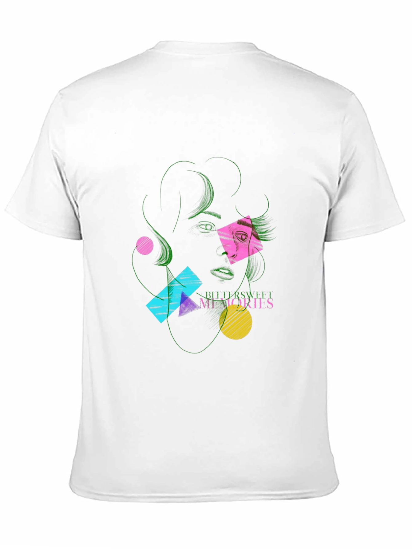 Retro Geometric Graphic T-Shirt