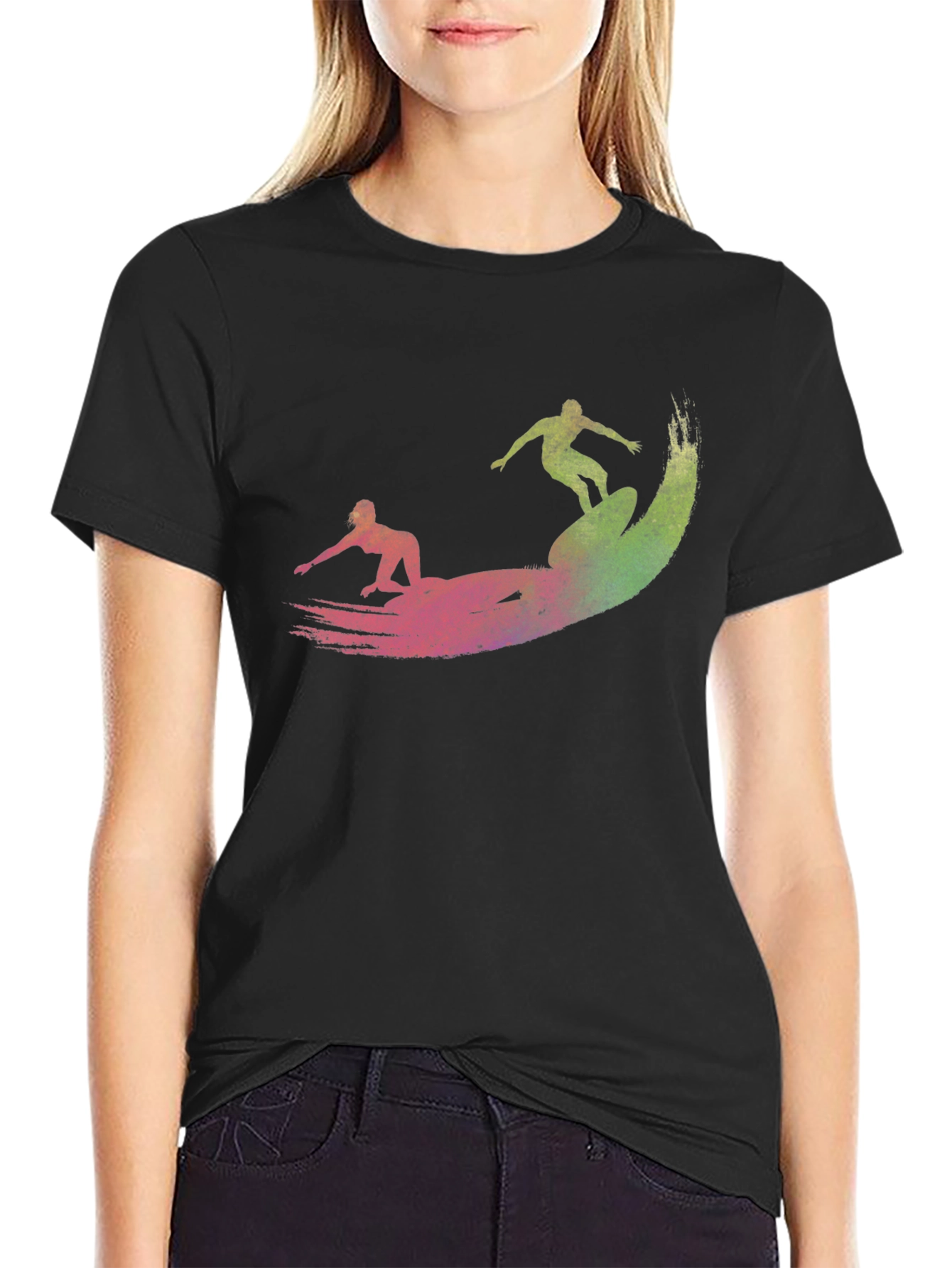 Surfer Graphic Tee - Ride the Wave in Style!