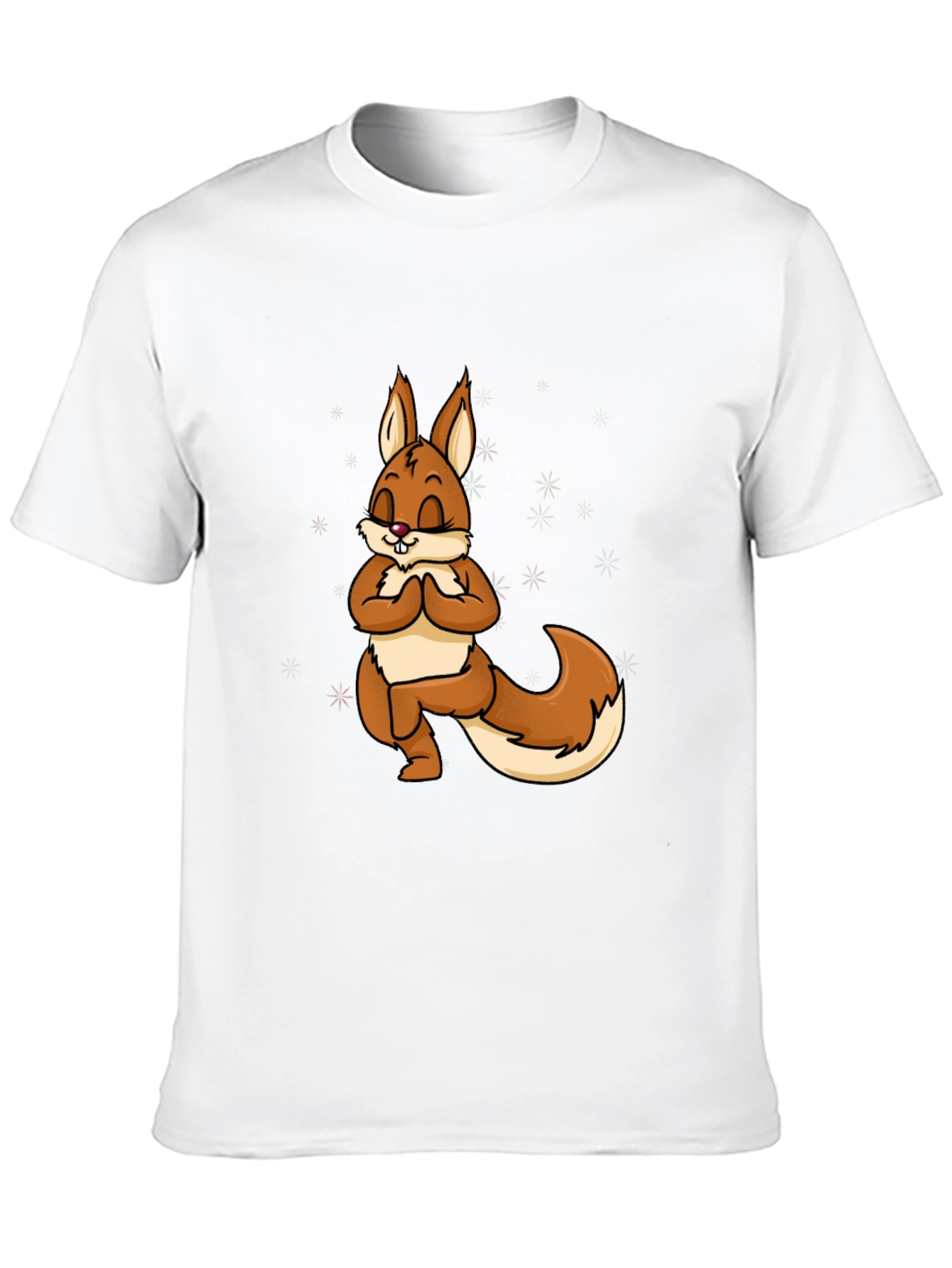 Squirrel Yoga T-Shirt - Meditating Rodent Tee