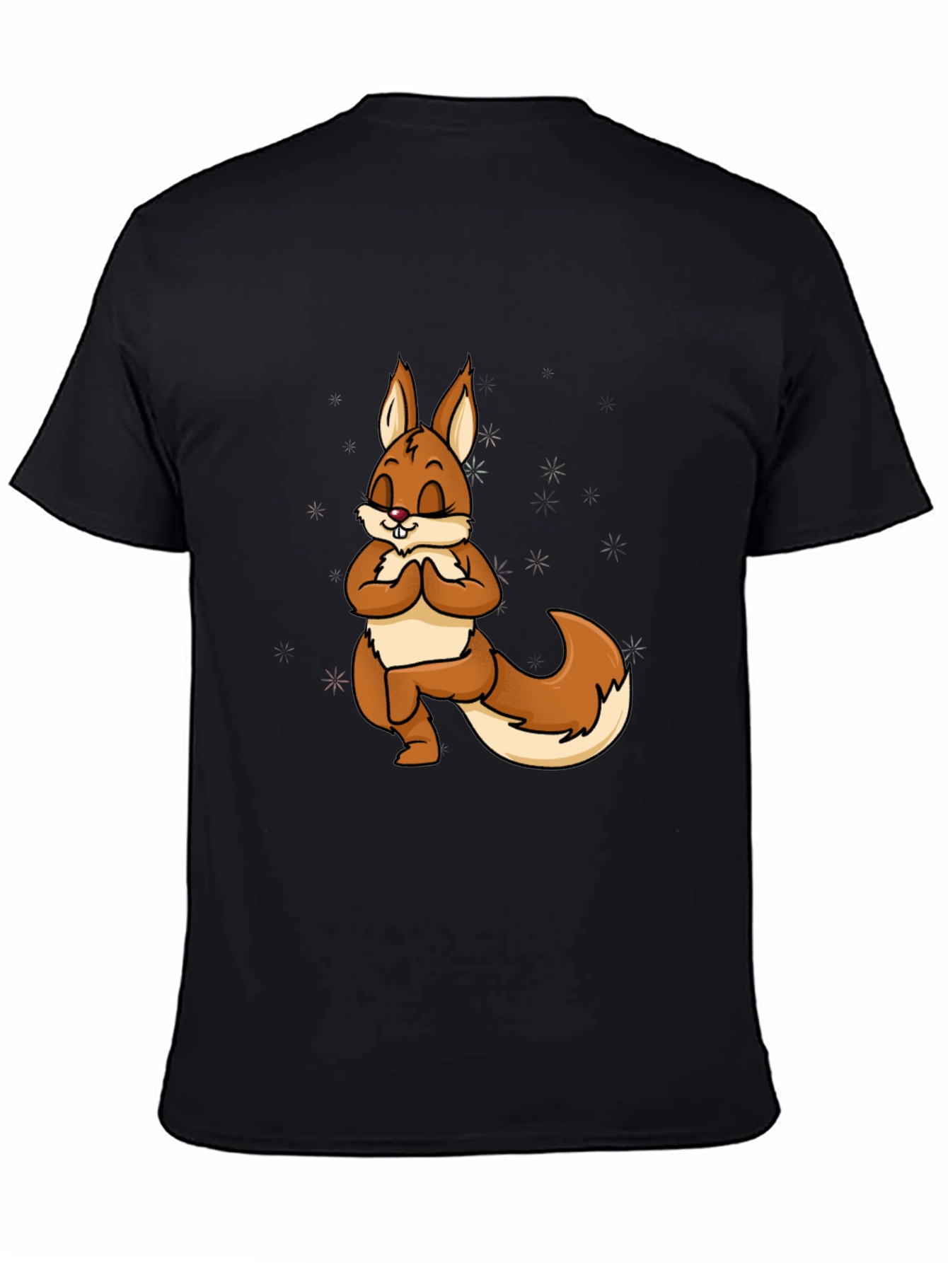 Squirrel Yoga T-Shirt - Meditating Rodent Tee
