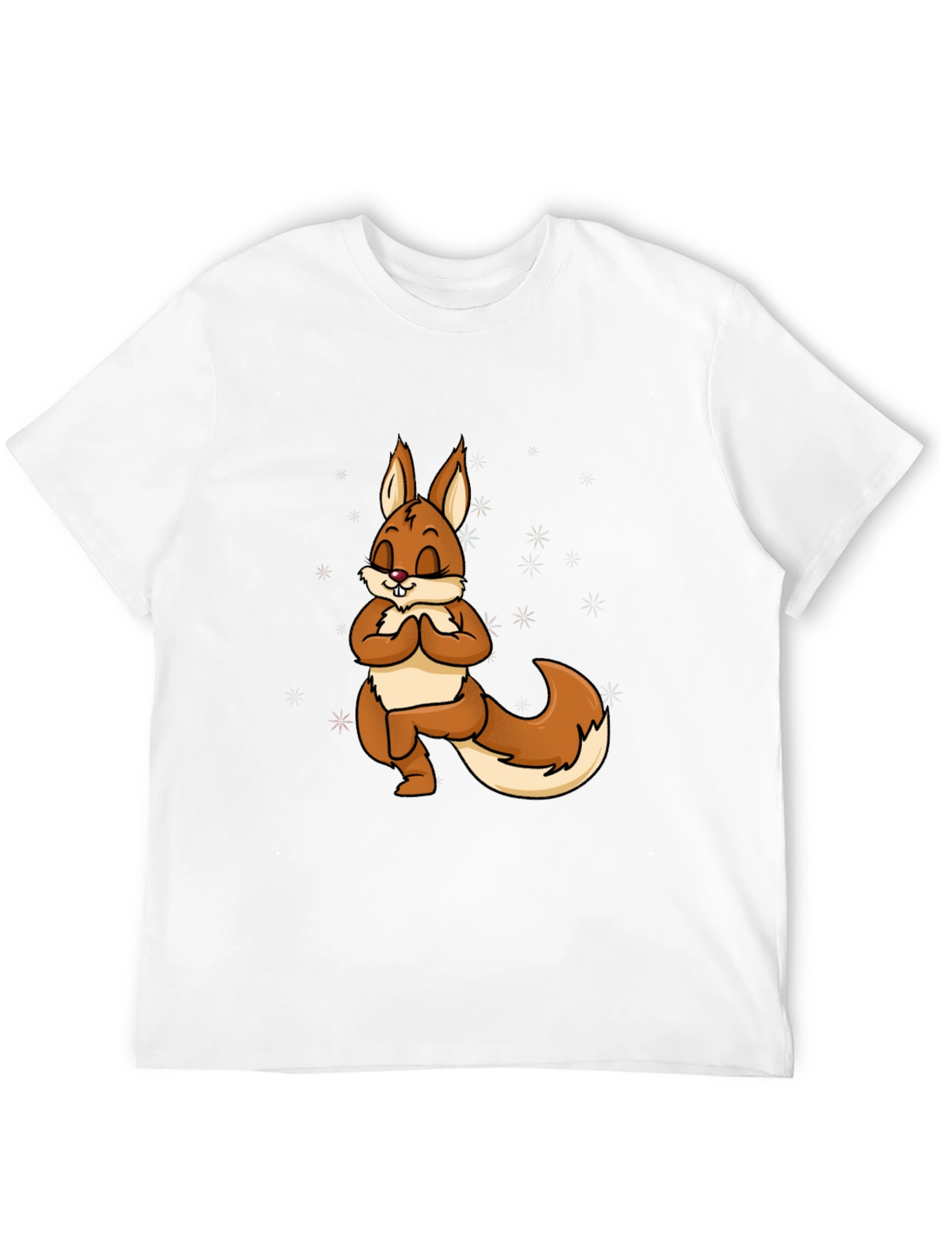 Squirrel Yoga T-Shirt - Meditating Rodent Tee