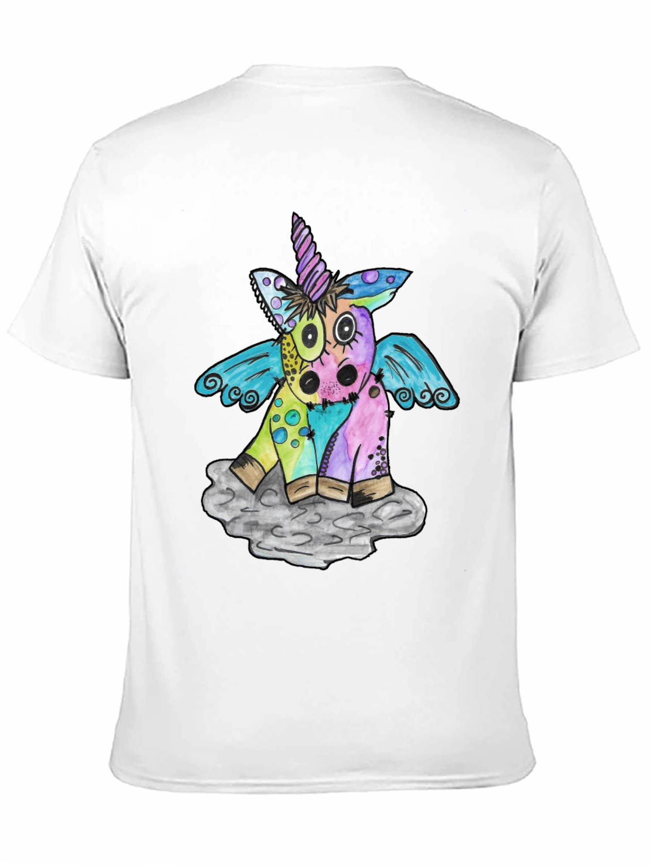 Quirky Unicorn Graphic Tee - Unisex