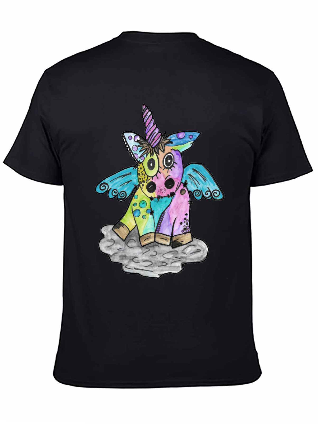 Quirky Unicorn Graphic Tee - Unisex