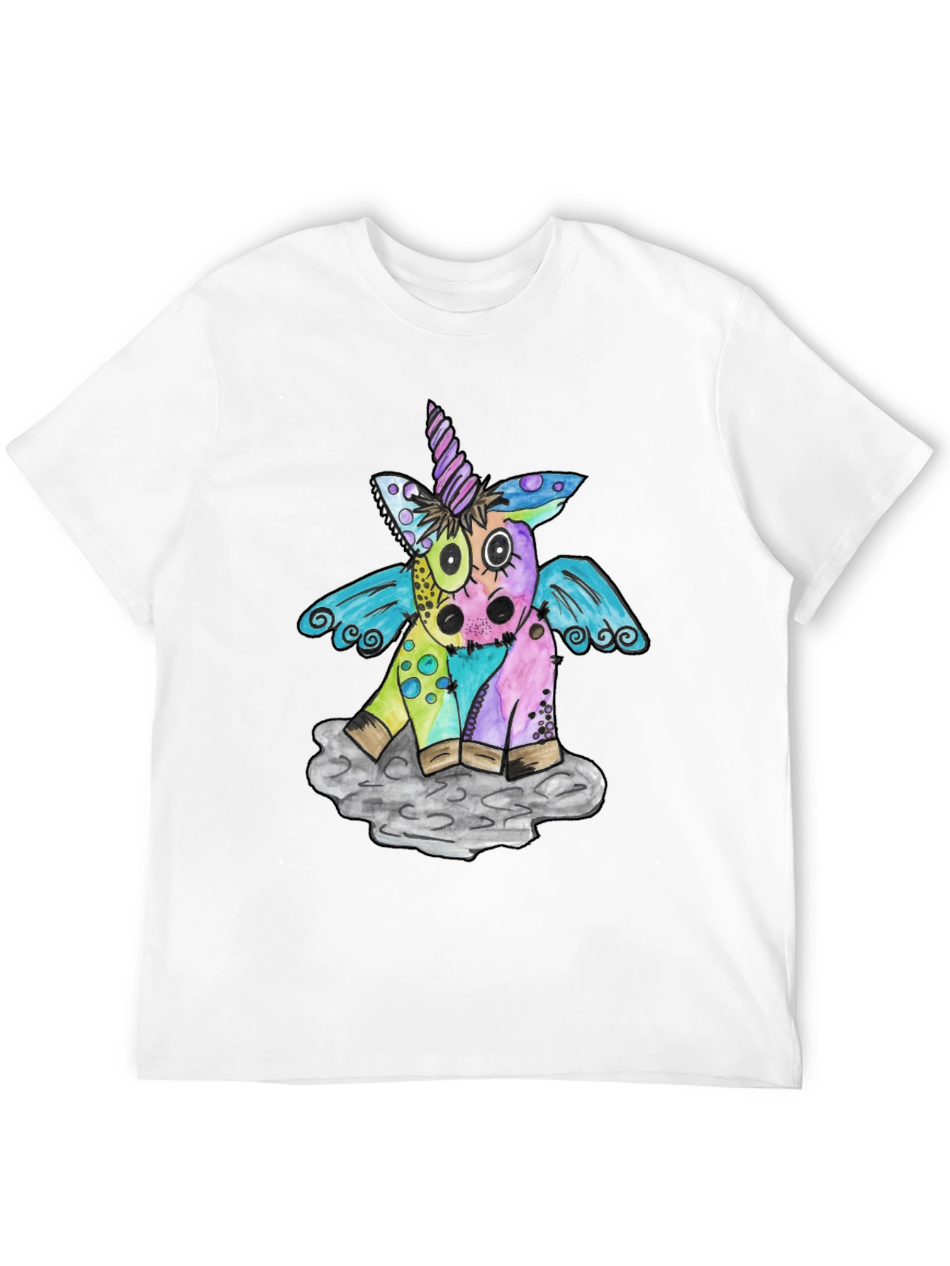 Quirky Unicorn Graphic Tee - Unisex