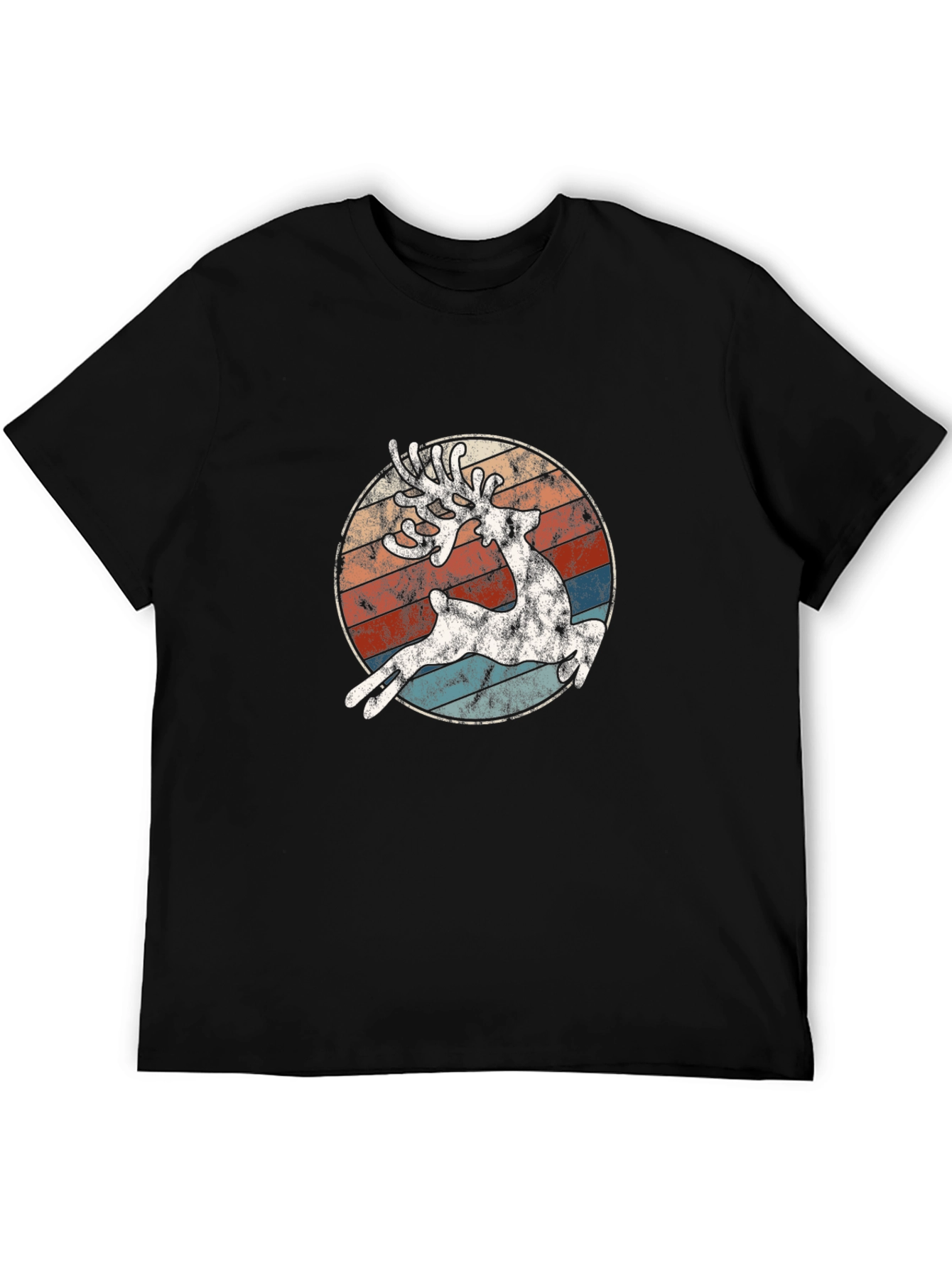 Retro Reindeer Graphic Tee