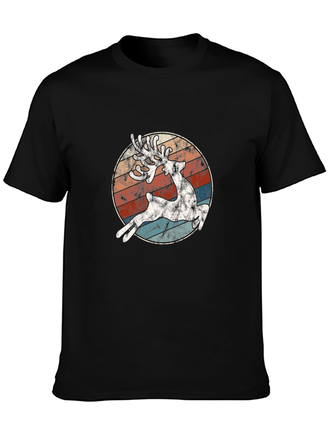 Retro Reindeer Graphic Tee