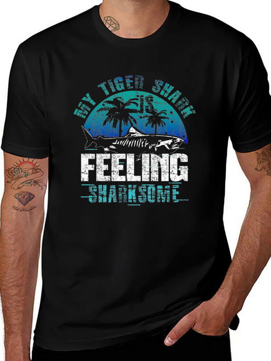 Tiger Shark Feeling Sharksome Graphic Tee