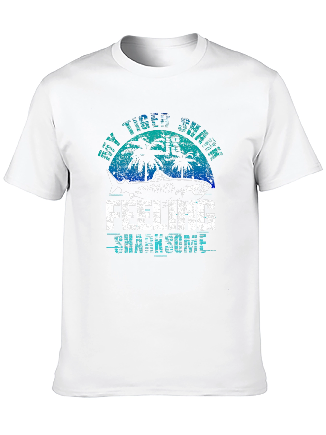 Tiger Shark Feeling Sharksome Graphic Tee