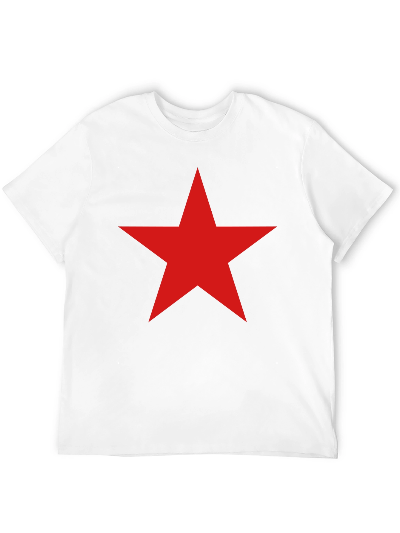 Red Star Graphic Tee - Mens Black T-Shirt