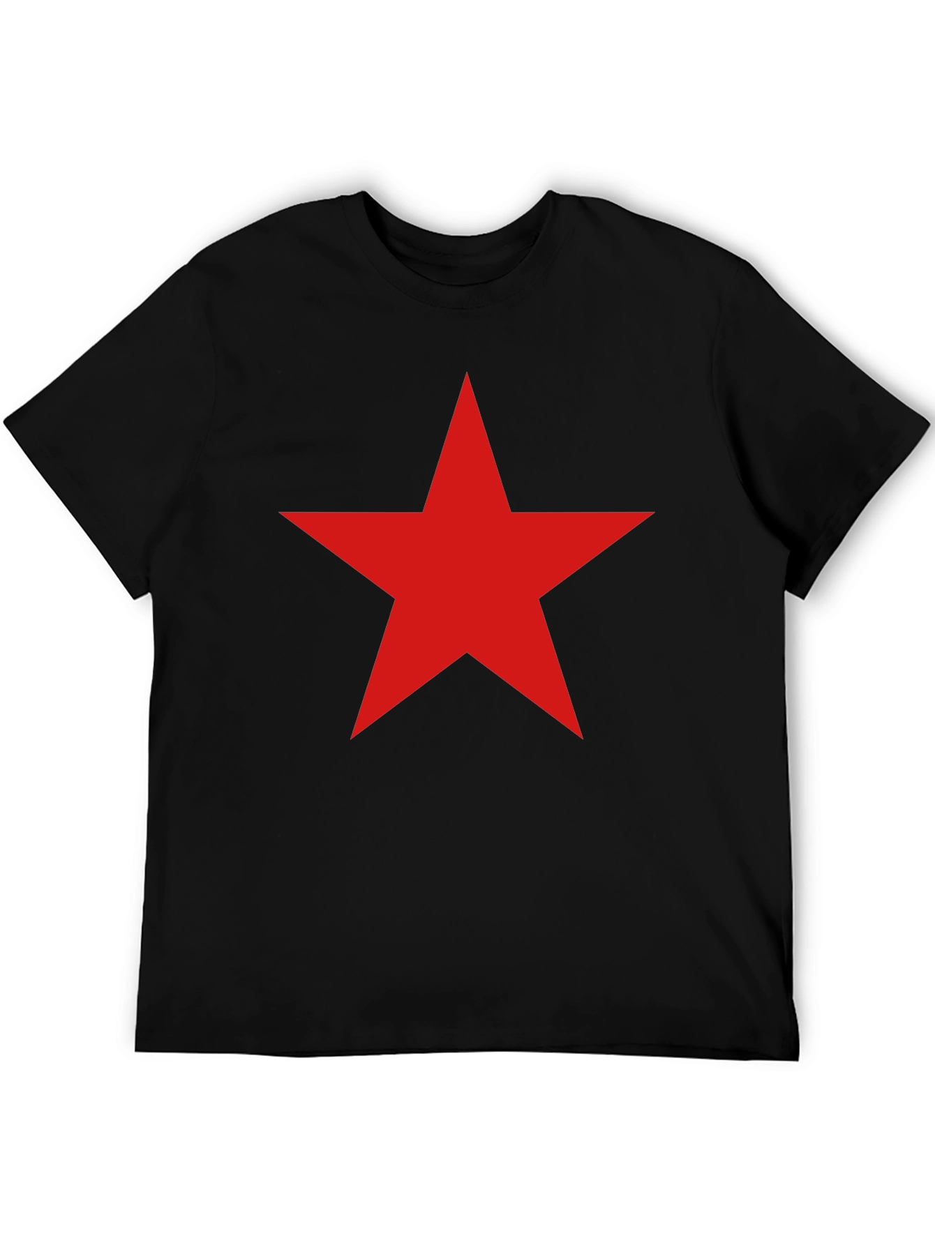 Red Star Graphic Tee - Mens Black T-Shirt