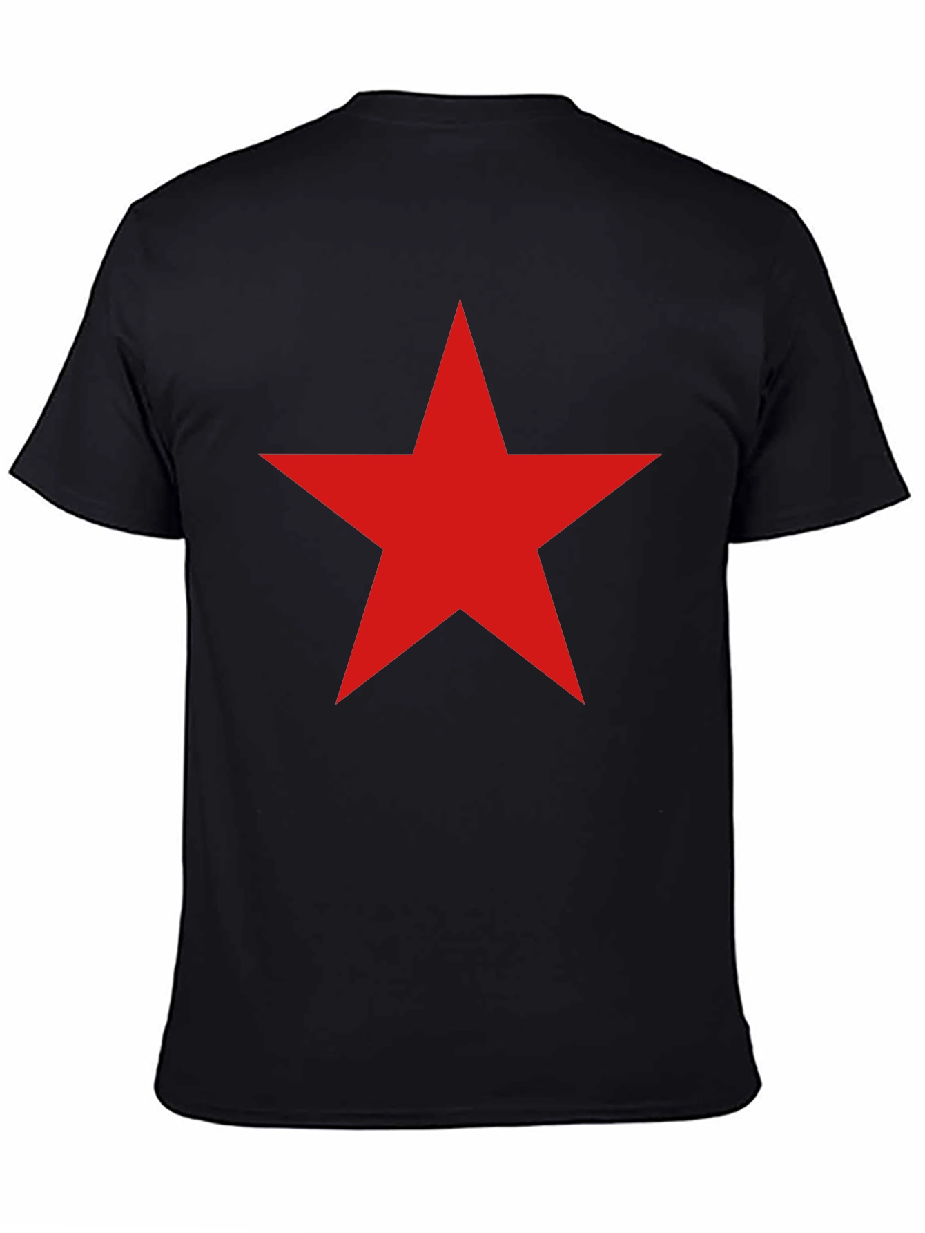 Red Star Graphic Tee - Mens Black T-Shirt