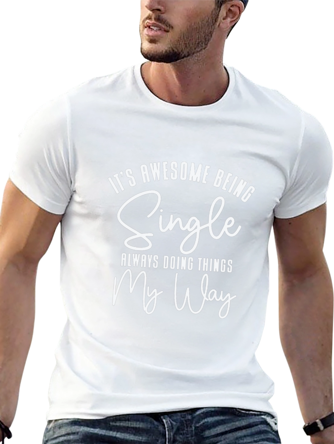 Awesome Being Single T-Shirt