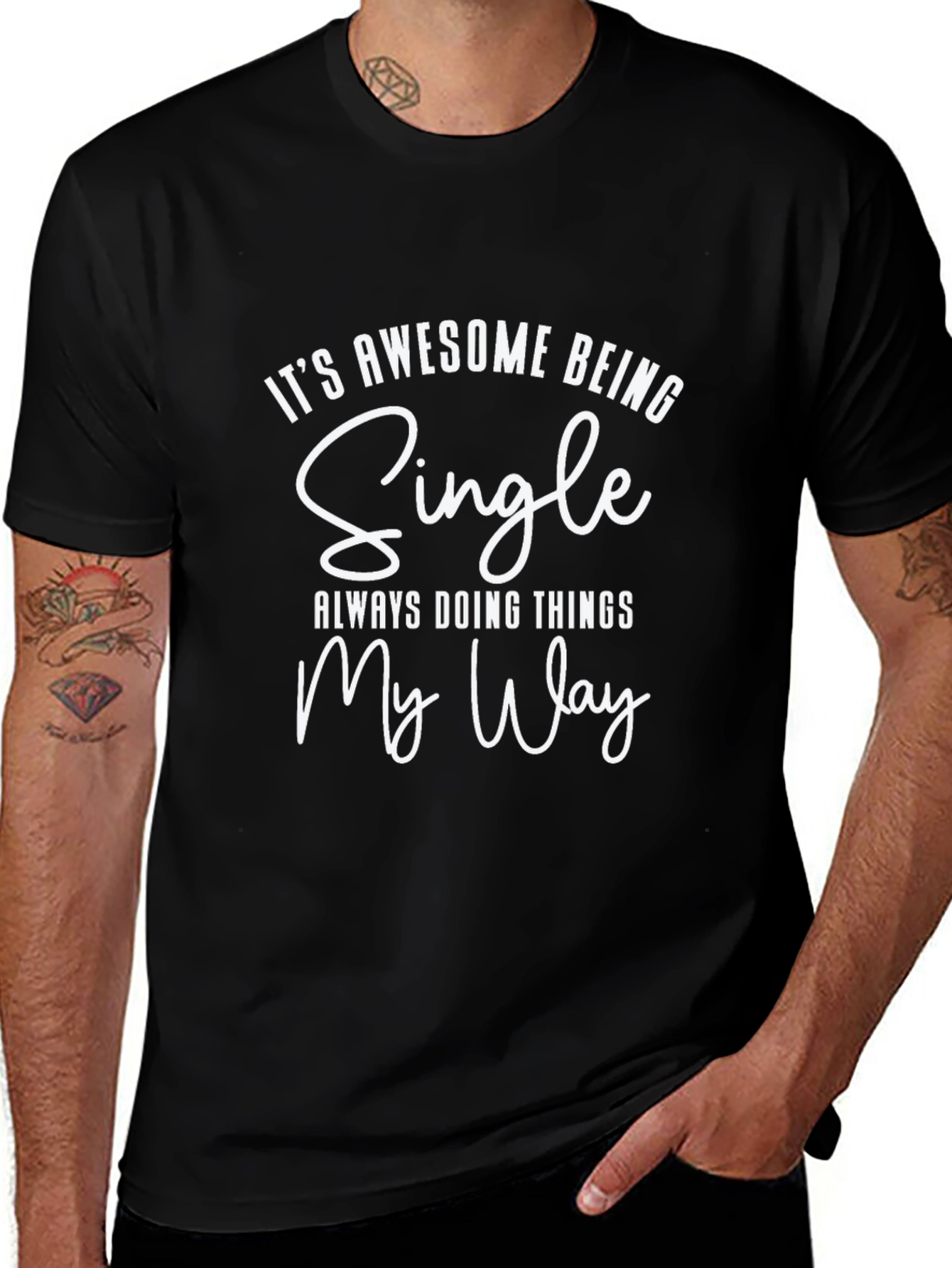 Awesome Being Single T-Shirt