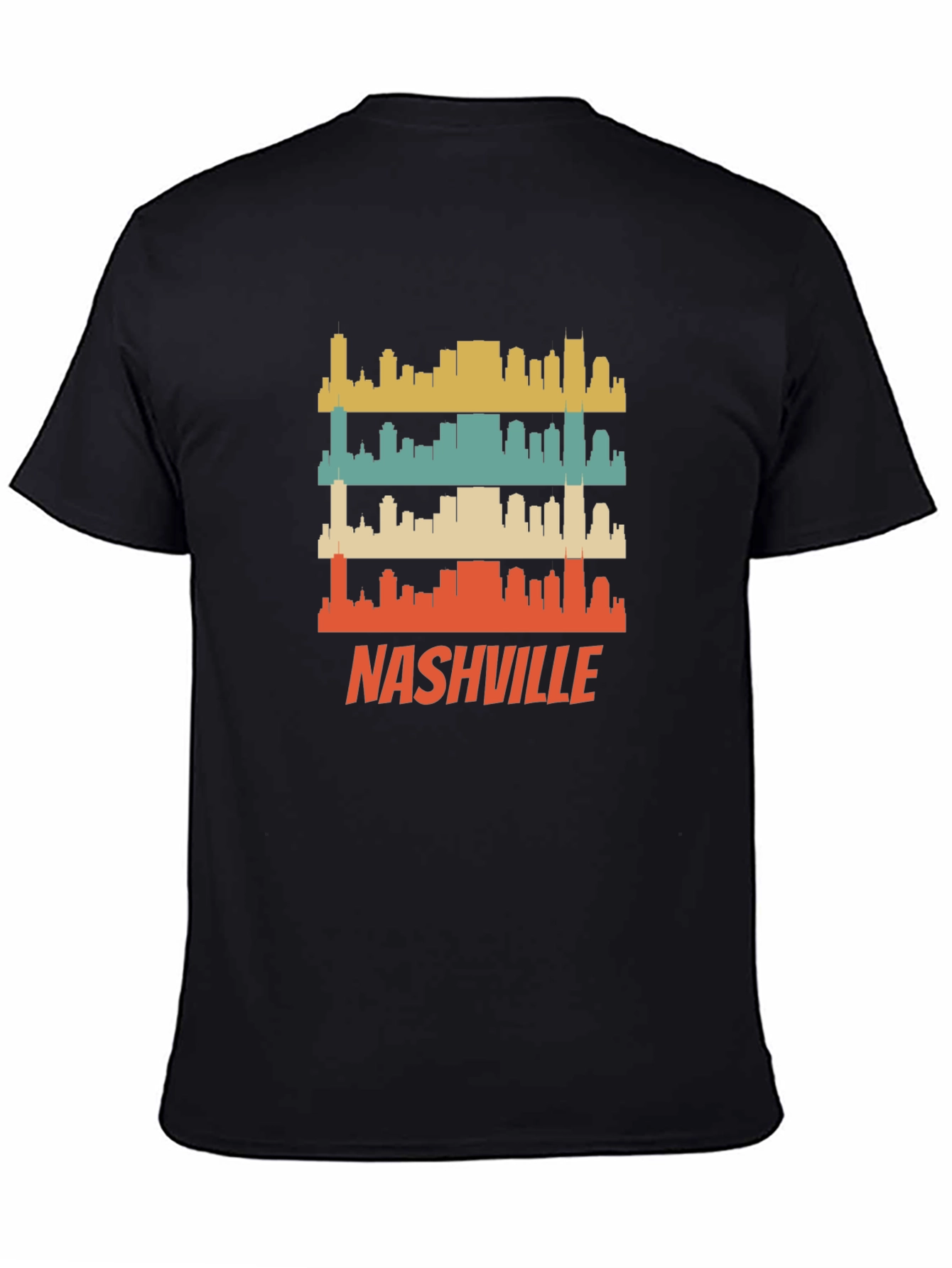 Retro Nashville Skyline T-Shirt