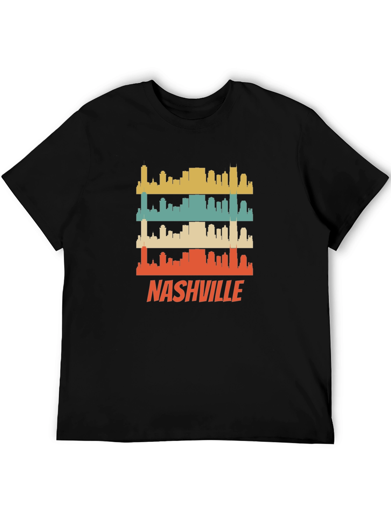 Retro Nashville Skyline T-Shirt