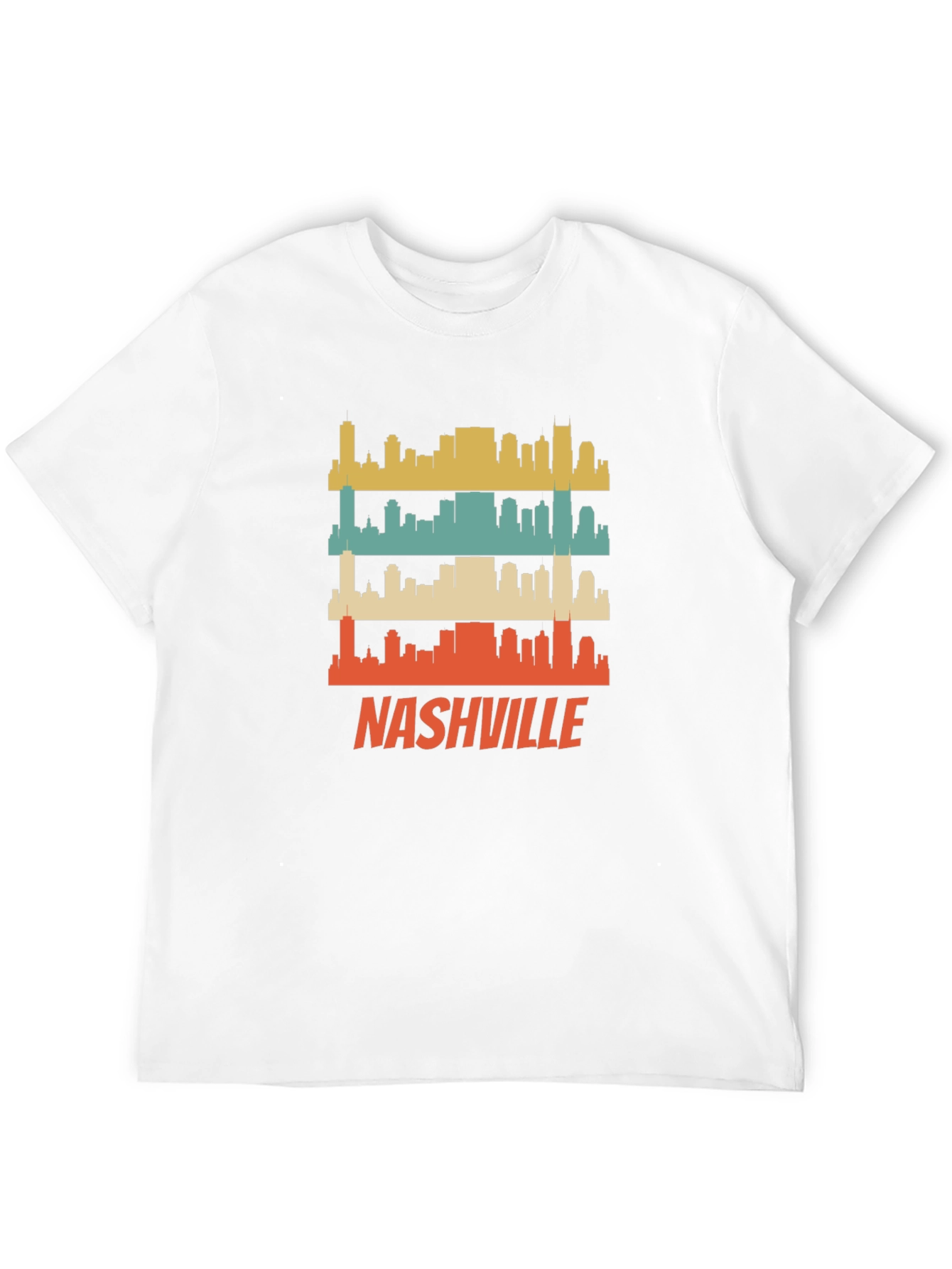 Retro Nashville Skyline T-Shirt