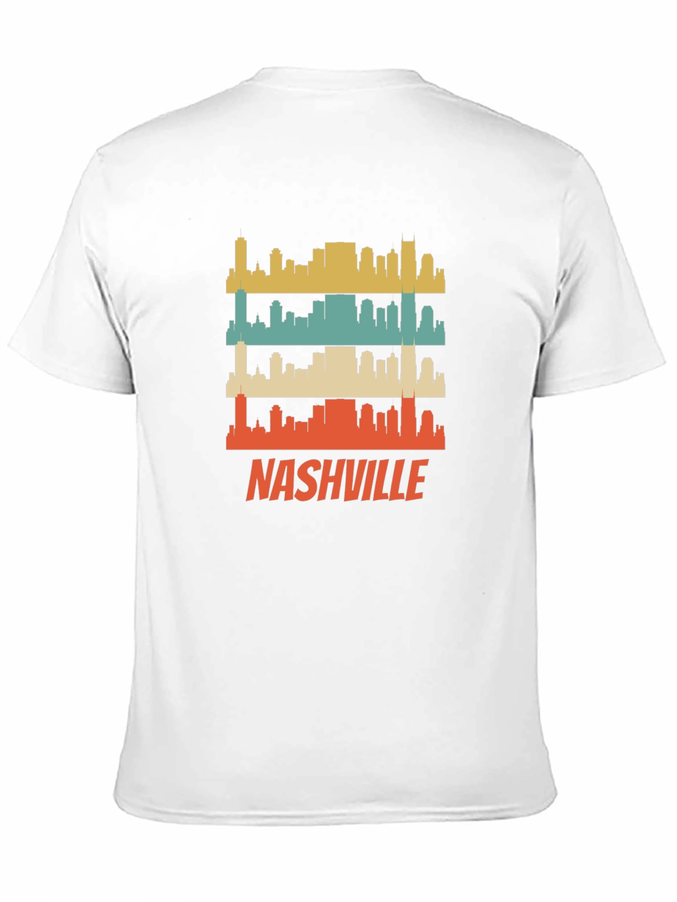 Retro Nashville Skyline T-Shirt