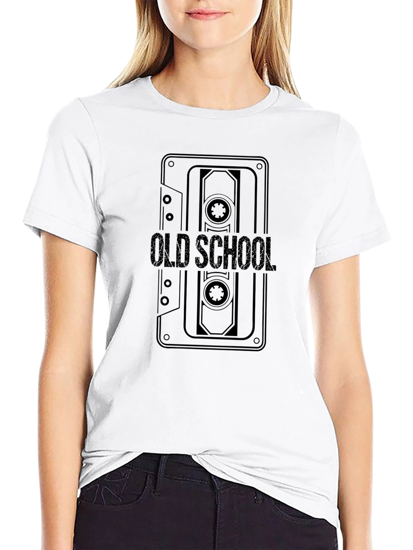 Retro Old School Cassette Tape Graphic T-Shirt